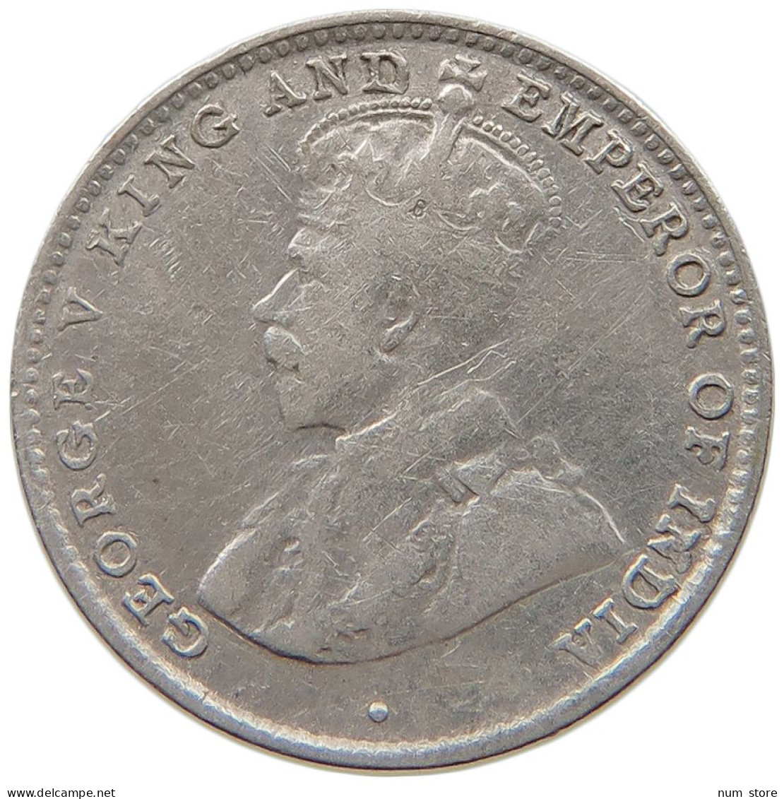 CEYLON 10 CENTS 1920 George V. (1910-1936) #a090 0519 - Sri Lanka