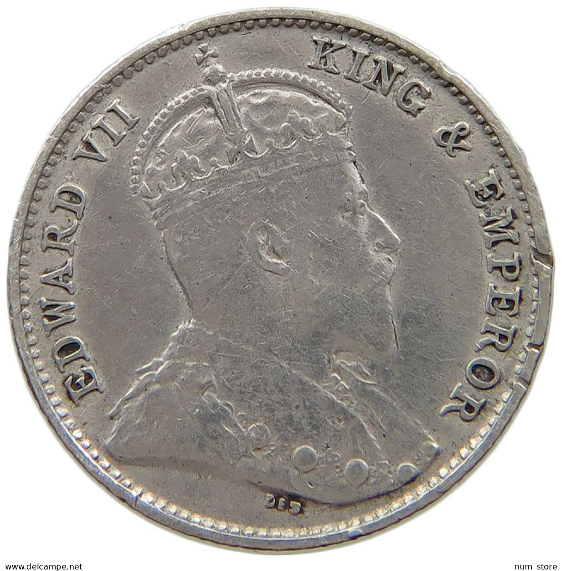 CEYLON 10 CENTS 1903 Edward VII., 1901 - 1910 #a069 0389 - Sri Lanka