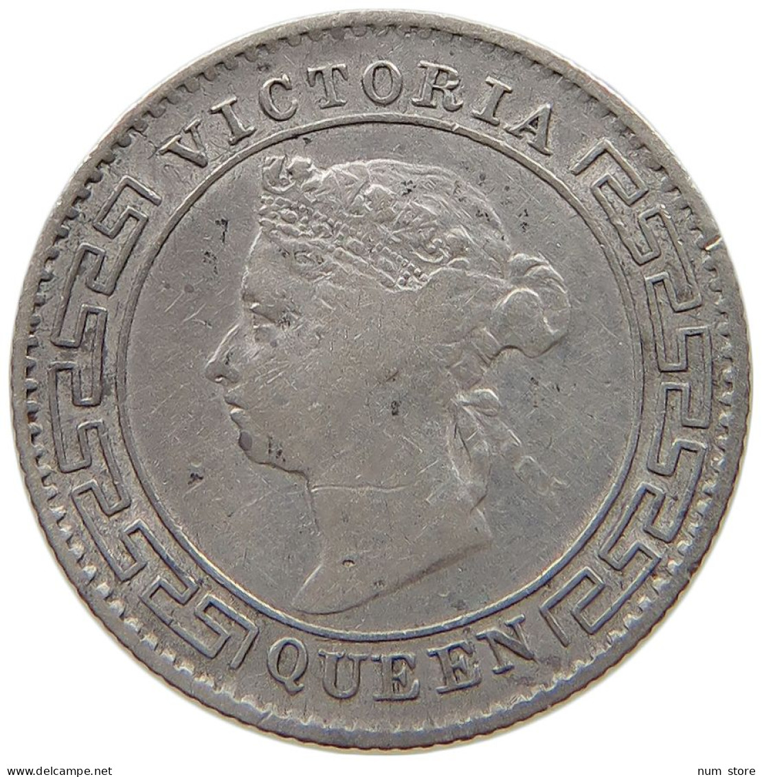 CEYLON 10 CENTS 1900 Victoria 1837-1901 #c025 0221 - Sri Lanka