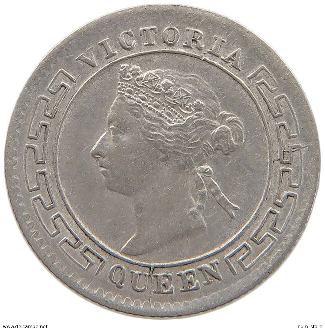 CEYLON 10 CENTS 1894 Victoria 1837-1901 #t070 0335 - Sri Lanka