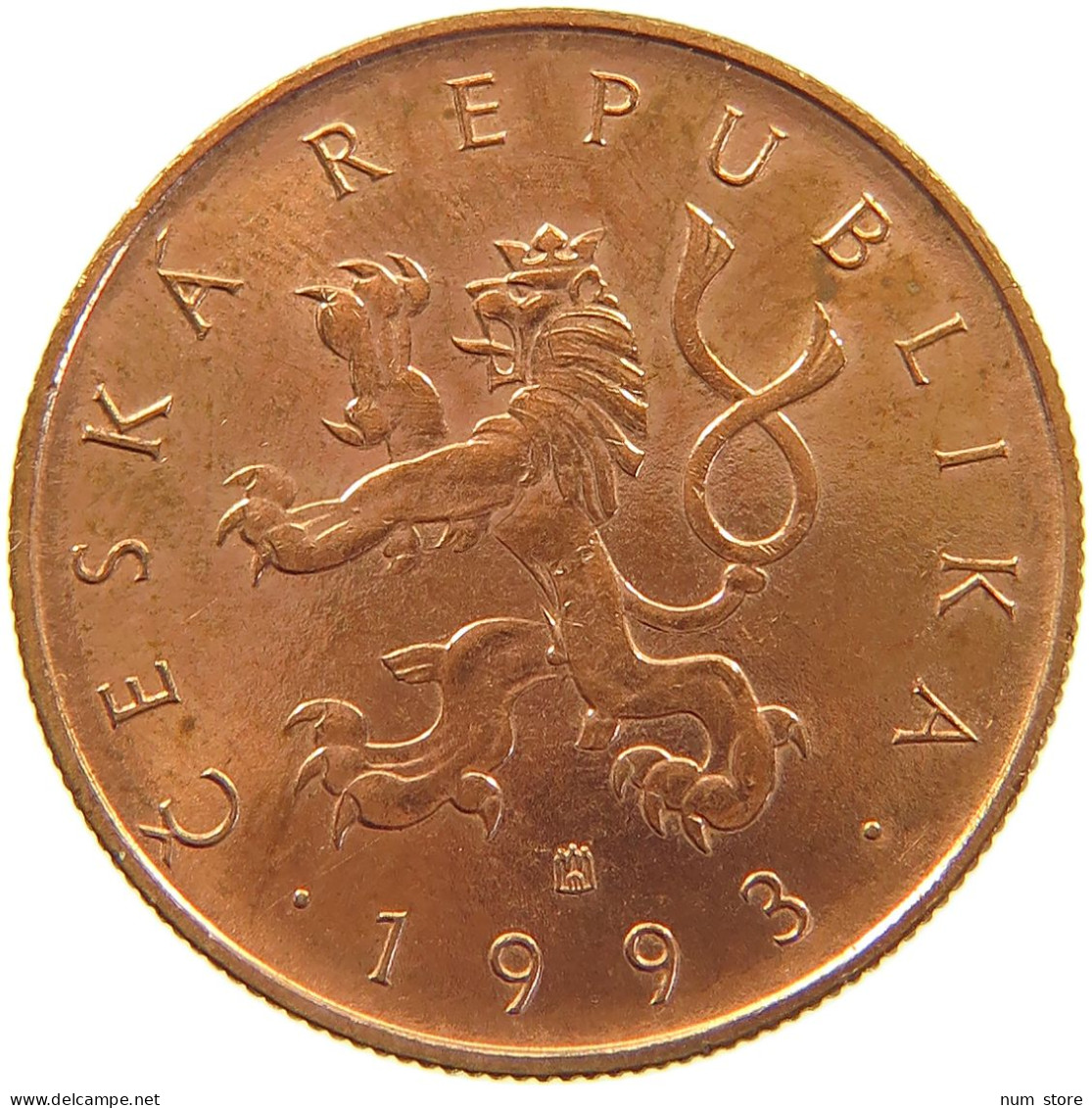 CZECH REPUBLIC 10 KORUN 1993  #c015 0313 - Tschechische Rep.