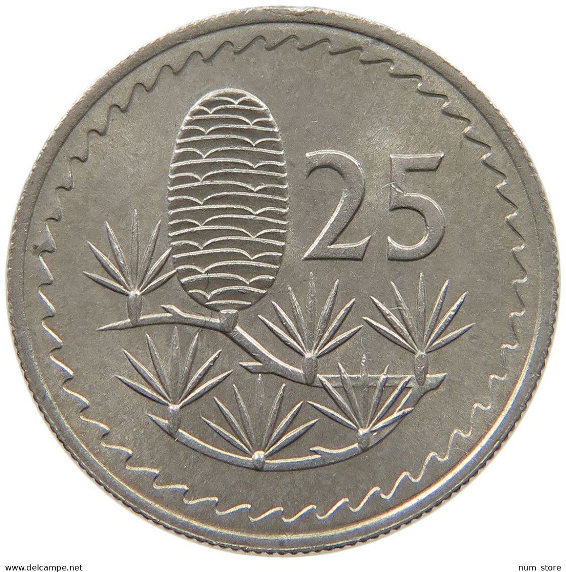 CYPRUS 25 MILS 1963  #s065 0635 - Cyprus