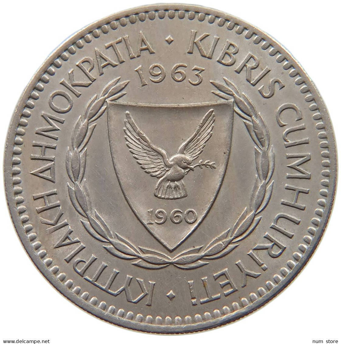 CYPRUS 100 MILS 1963  #c013 0367 - Cipro
