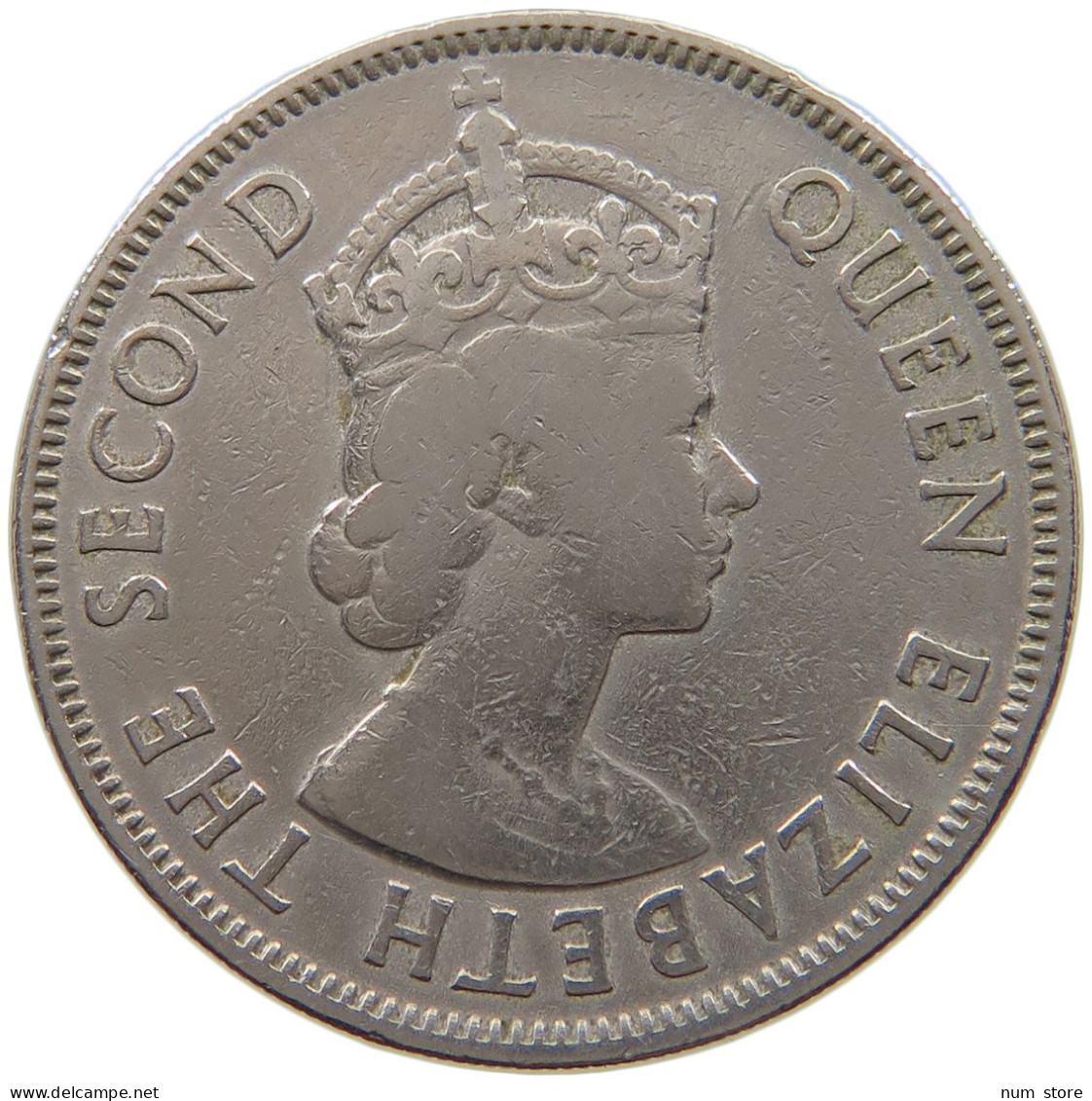 CYPRUS 100 MILS 1955 Elizabeth II. (1952-2022) #a079 0231 - Cyprus