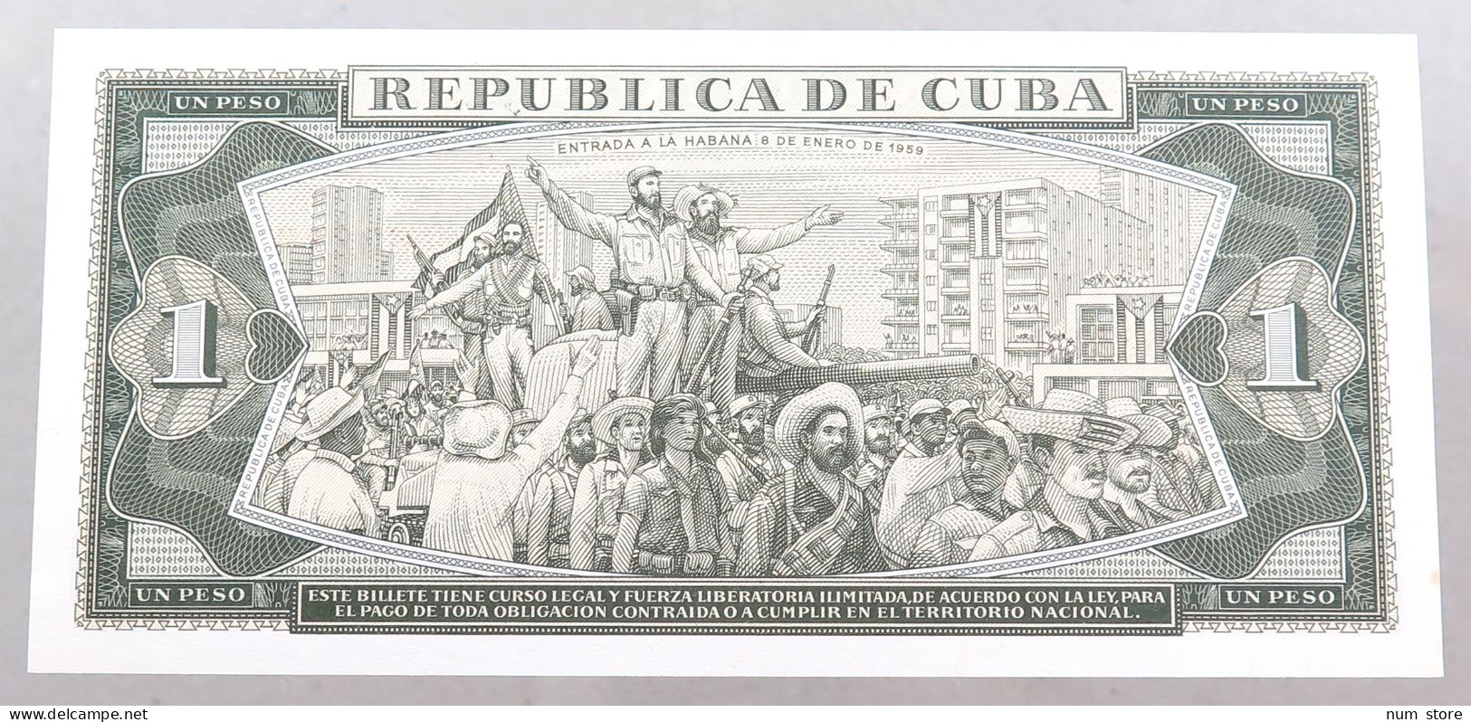 Cuba 1 Pesos 1985  #alb052 0903 - Cuba
