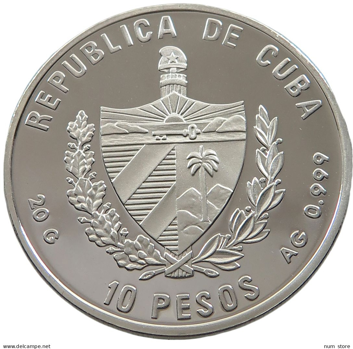 CUBA 10 PESOS 2002  #alb064 0279 - Kuba