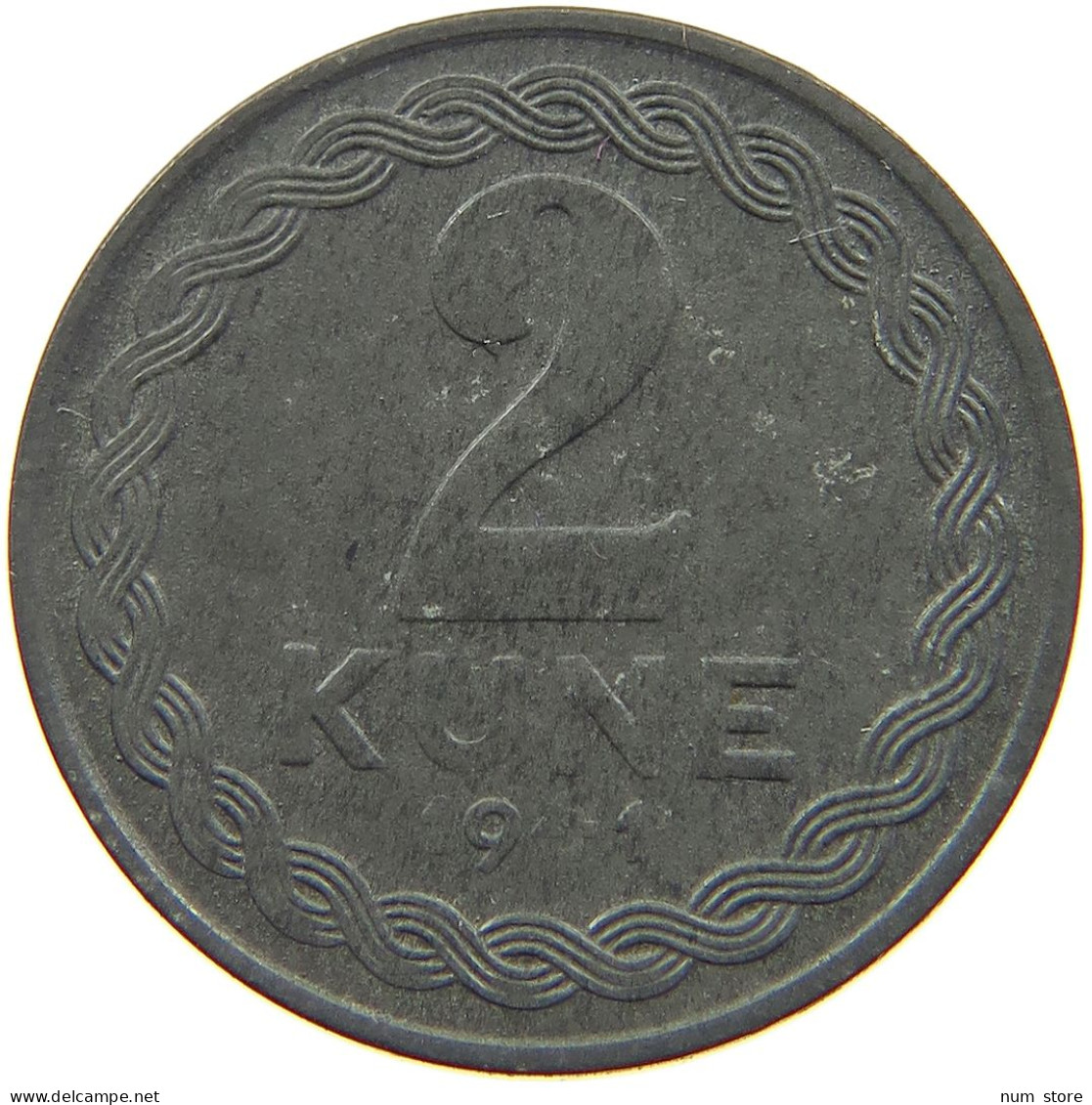 CROATIA 2 KUNE 1941  #t132 0547 - Kroatië