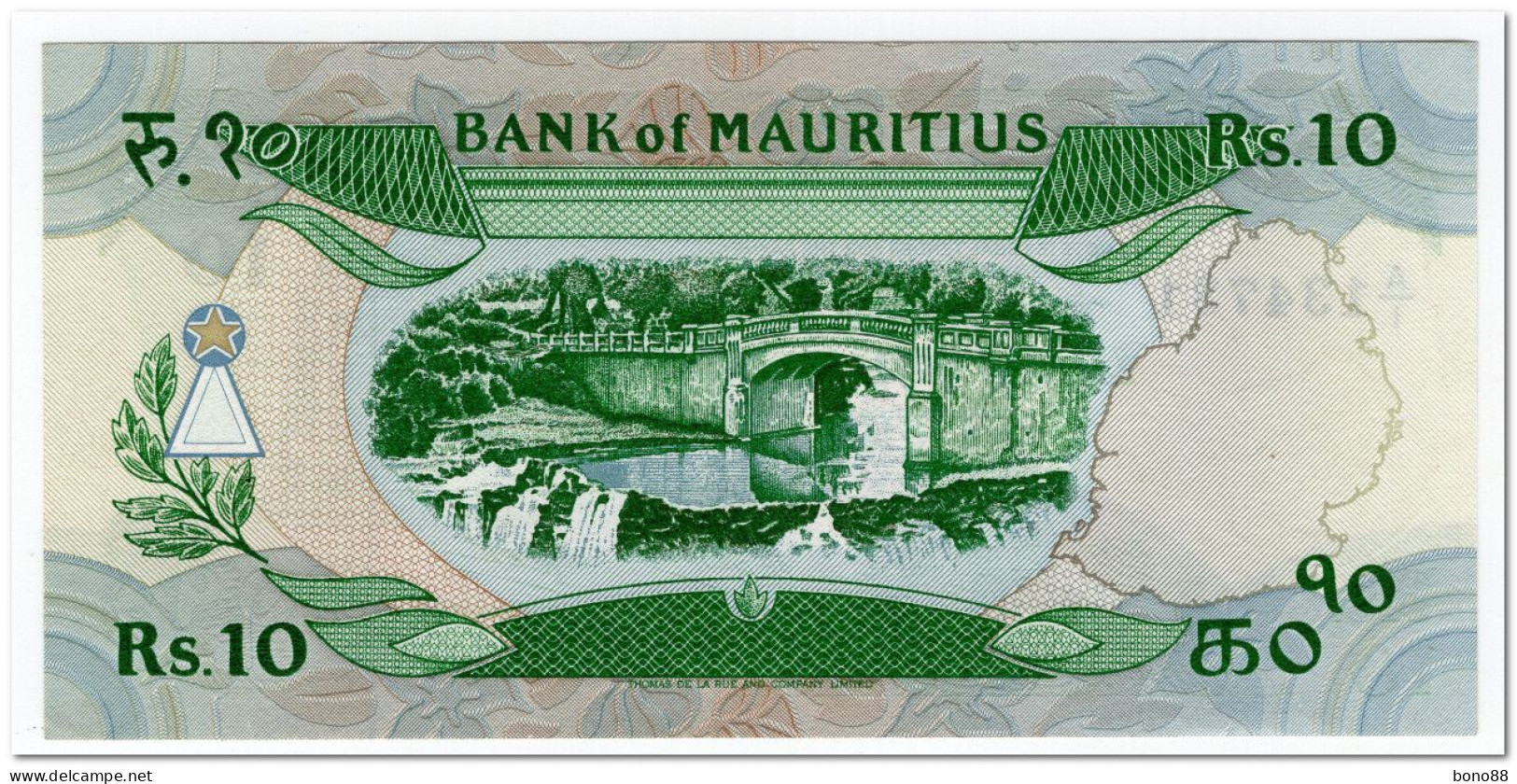 MAURITIUS,10 RUPEE,1985,P.34,AU-UNC - Mauricio