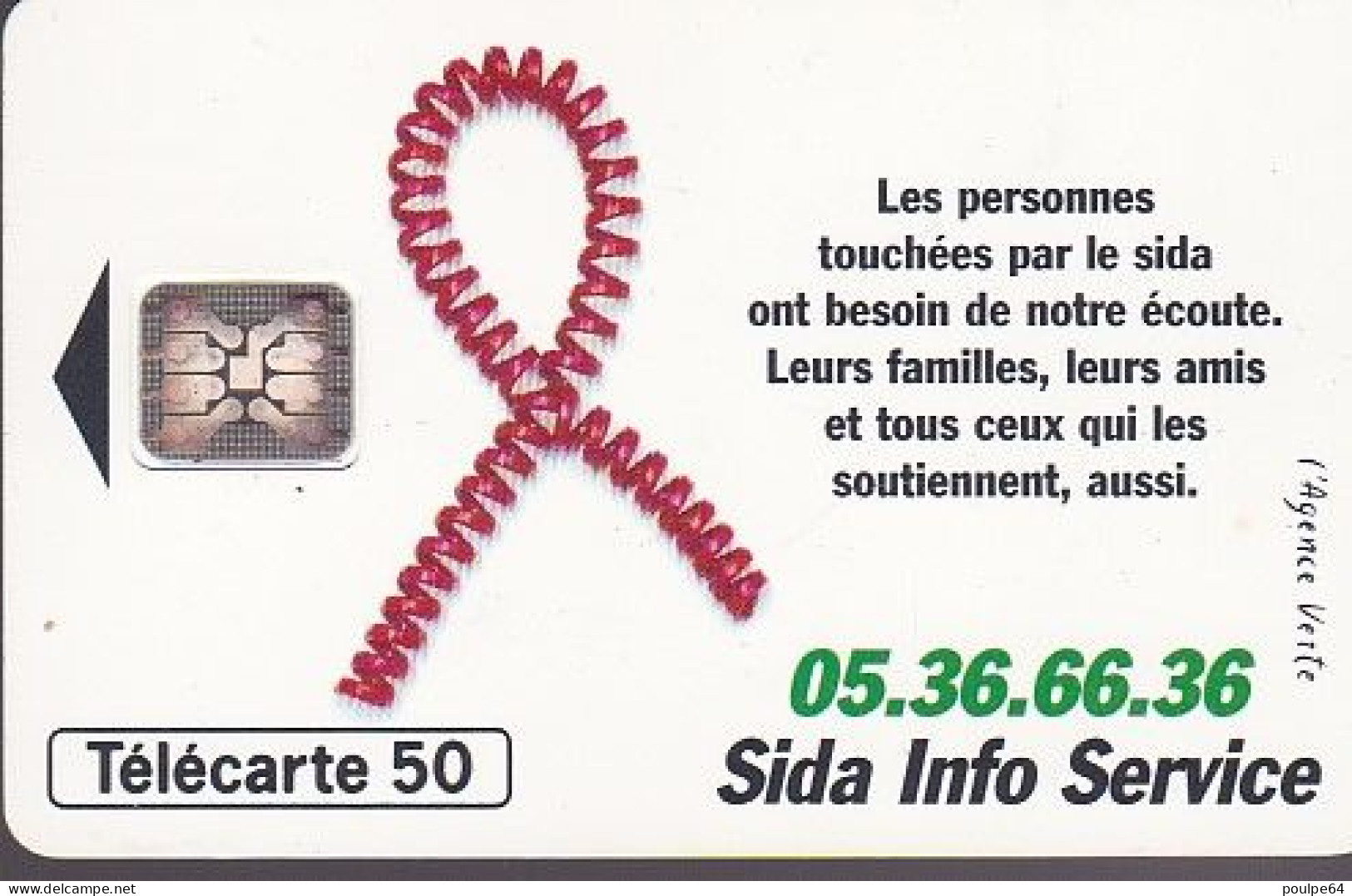 F532 - 12/1994 - SIDA RUBAN - 50 SC5 (verso : N° C+8  Chiffres - Deux Lignes) - 1994
