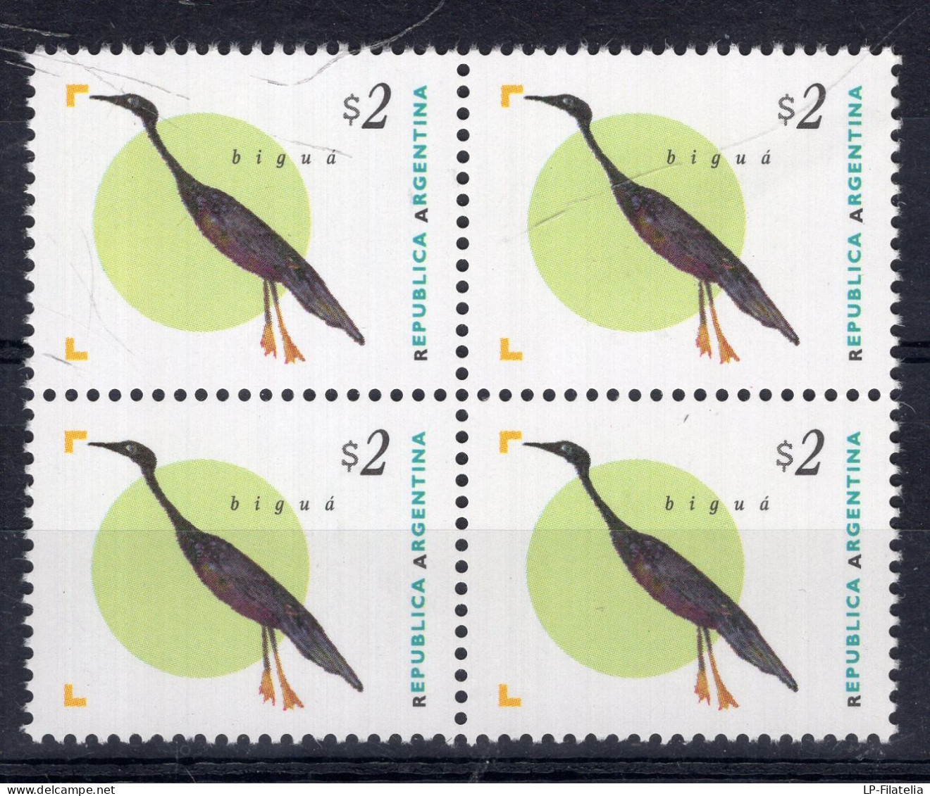 Argentina - 1995 - Biguá (Phalacrocorax Brasilianus) - Basic Serie - Birds - MNH - JG 2727a - Nuovi