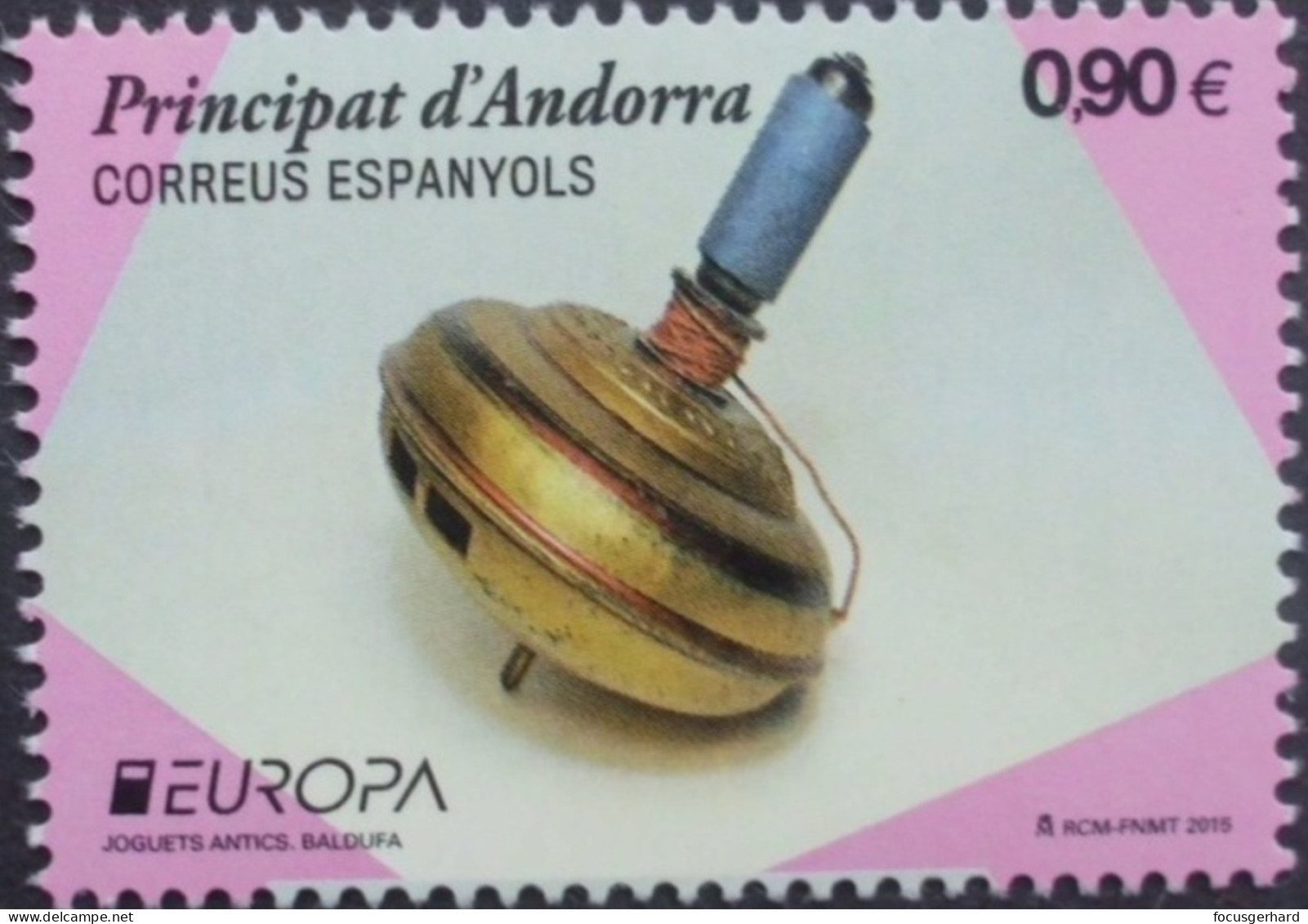 Andorra  SP     Historisches Spielzeug    Europa Cept   2015  ** - 2015