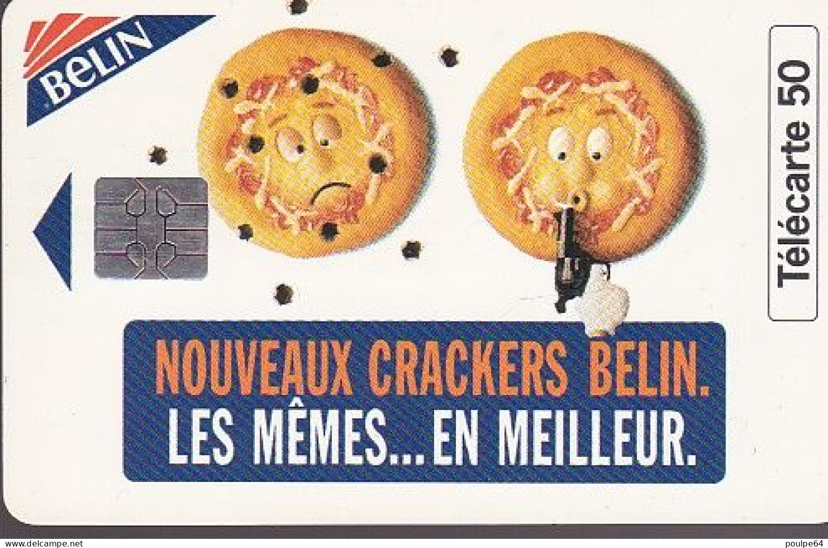 F536A - 12/1994 - CRACKERS BELIN - 50 SO5 (verso : N° Penchés) - 1994