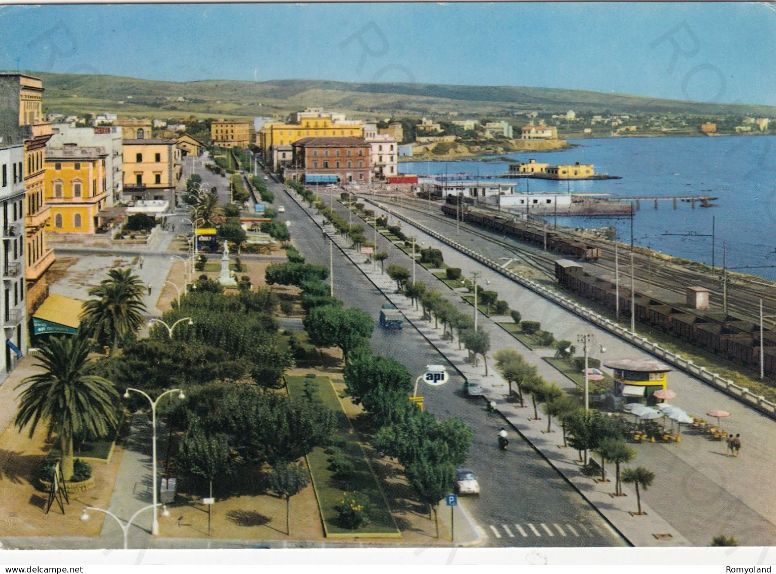 CARTOLINA  CIVITAVECCHIA,LAZIO-VIALE GARIBALDI-STORIA,MEMORIA,CULTURA,RELIGIONE,IMPERO,BELLA ITALIA,VIAGGIATA 1966 - Civitavecchia