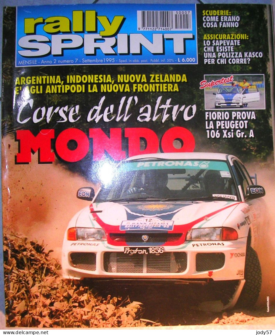 RALLY SPRINT - N.7 - SETTEMBRE - 1995 - HONDA CIVIC - OVE ANDERSSON - MONDIALE ARGENTINA - NUOVA ZELANDA - Motores