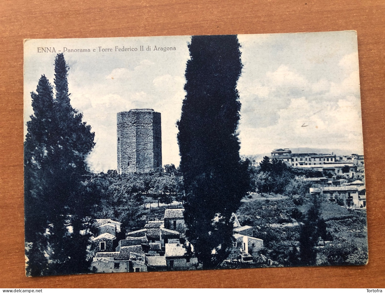 ENNA PANORAMA E TORRE FEDERICO II DI ARAGONA - Enna