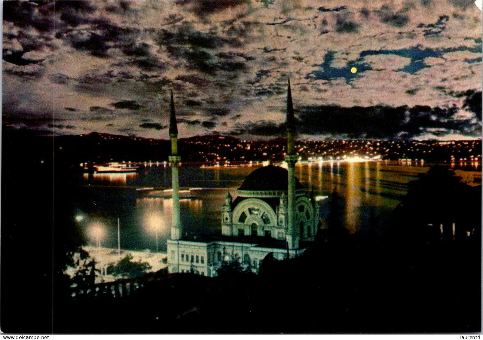 7-11-2023 (1 V 33) Turkey - Istanbul Mosque At Night - Islam