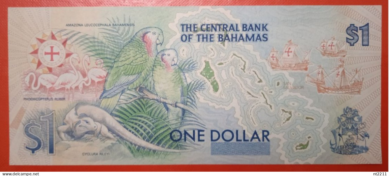 UNC Banknote 1 Dollar Bahamas 1992 With Columbus - Bahama's