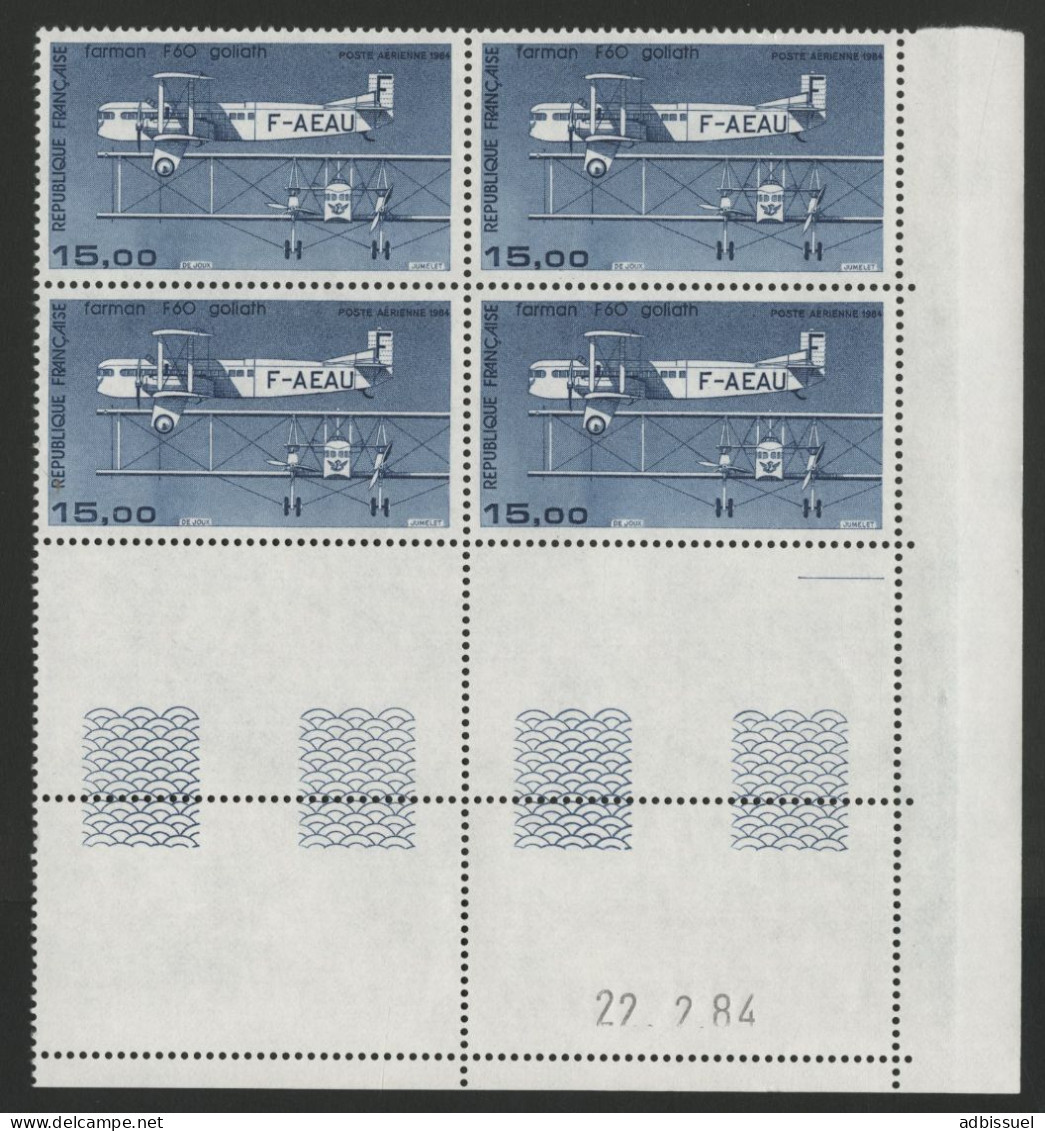 PA N° 57 Neufs ** (MNH) Cote 38 € + Coin Daté 22/2/84 TB Vendu à La Valeur Faciale - Poste Aérienne