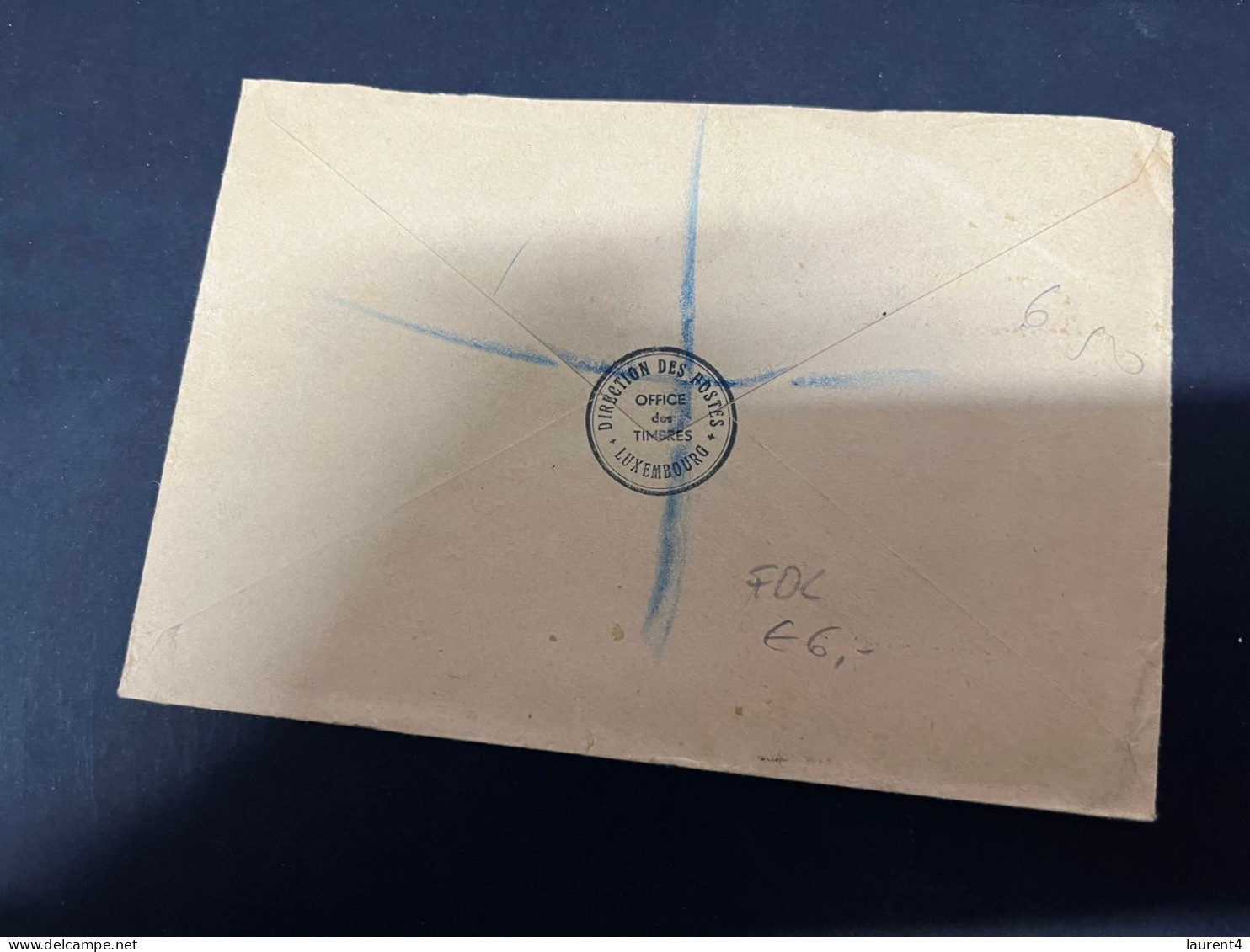 7-11-2023 (1 V 34) Luxembourg Registered Letter Posted To Australia - 1956 - - Storia Postale