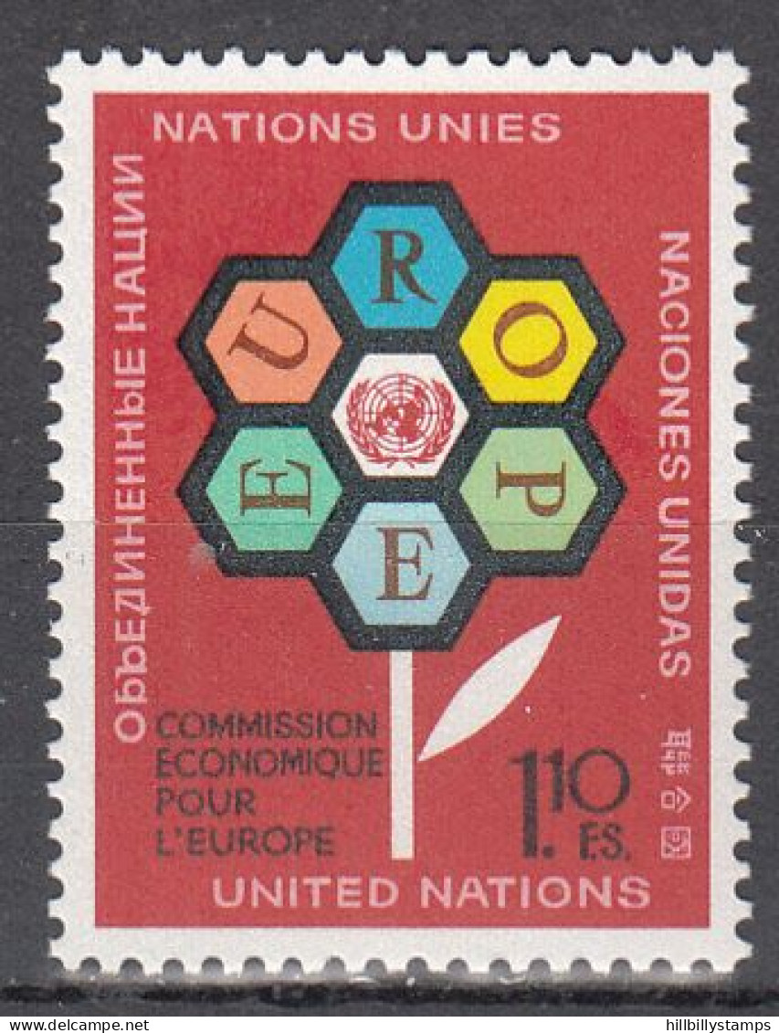 UNITED NATIONS GENEVA   SCOTT NO 27   MNH     YEAR  1972 - Ongebruikt