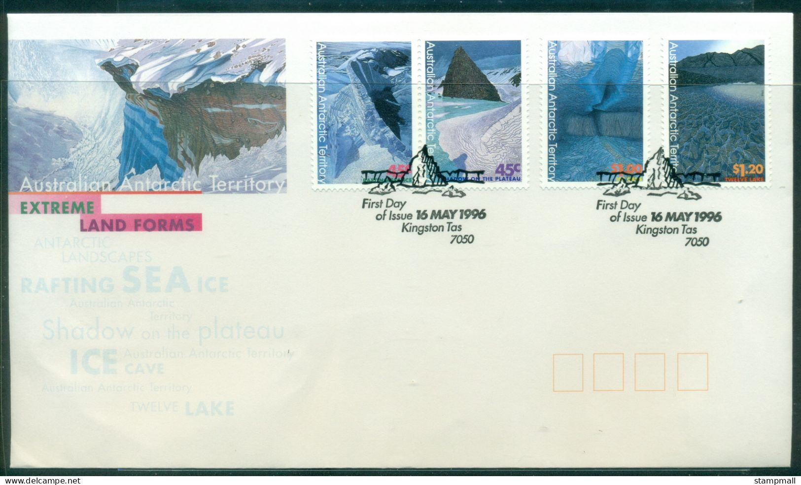 AAT 1996 Extreme Land Forms FDC - FDC