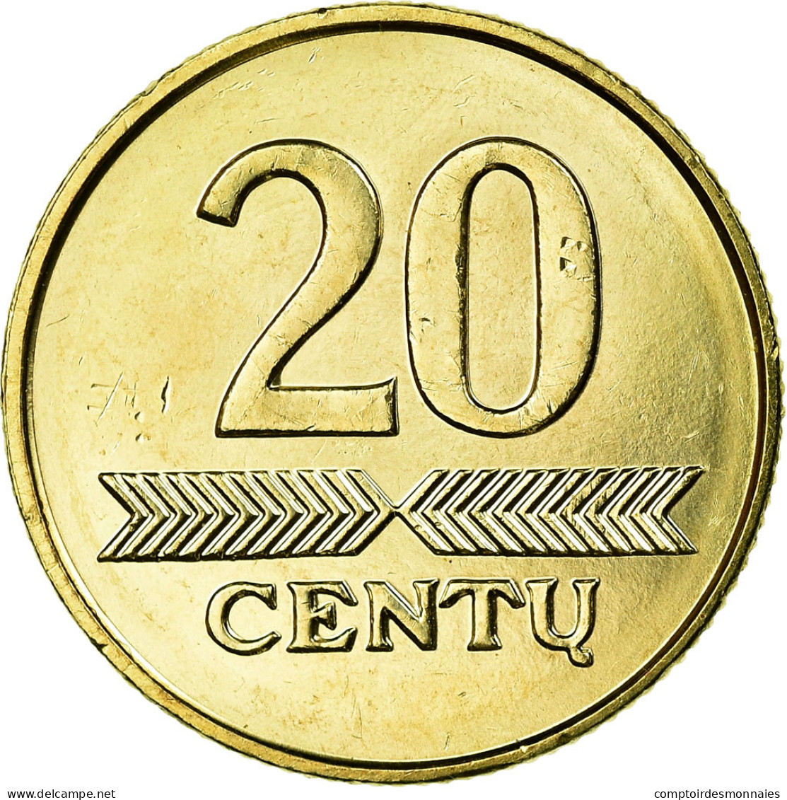 Monnaie, Lithuania, 20 Centu, 2010, SPL, Nickel-brass, KM:107 - Lituanie