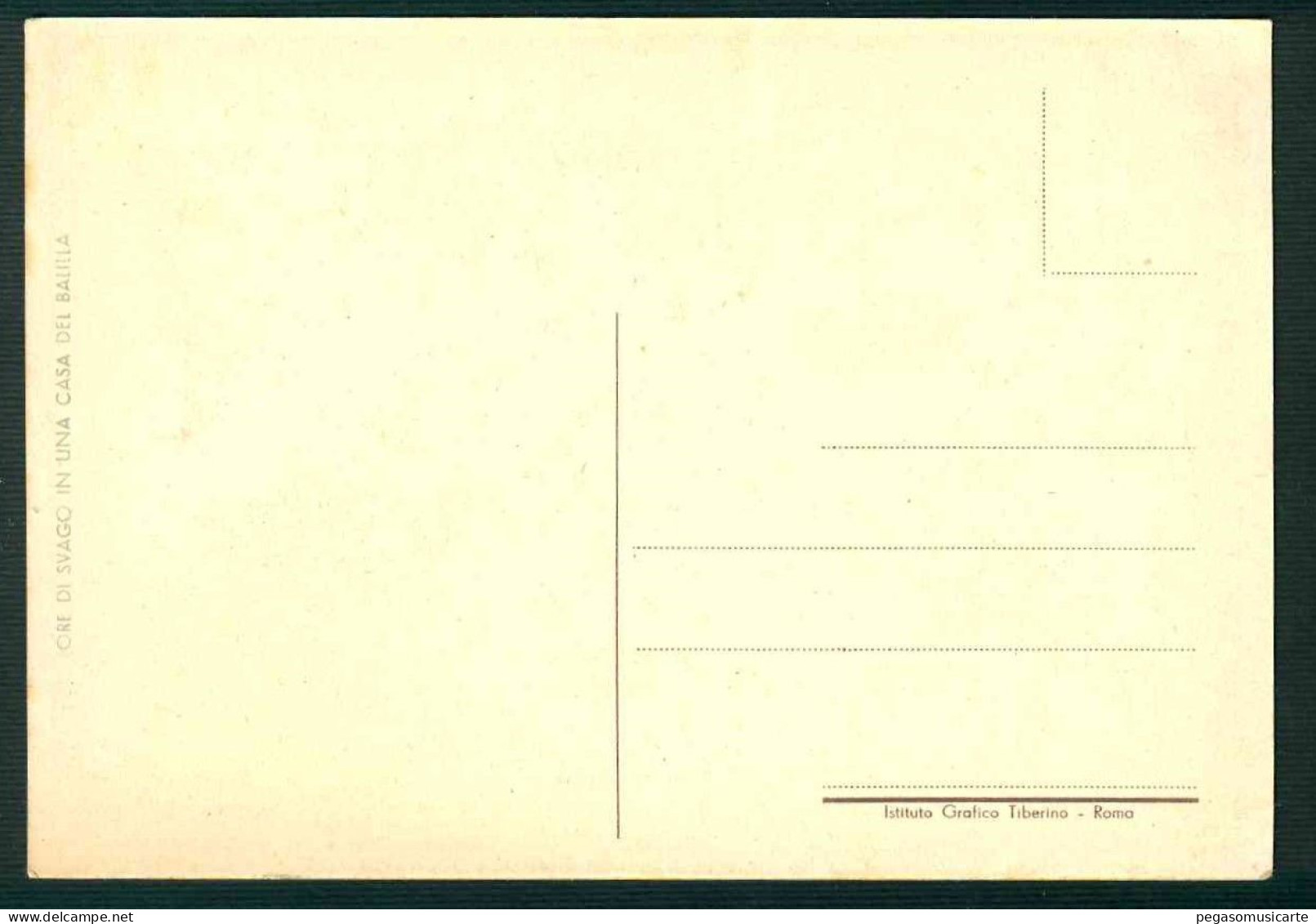 BA301 - ORE DI SVAGO IN UNA CASA DEI BALILLA - DUCE - MUSSOLINI - FASCISMO - RSI - Onderwijs, Scholen En Universiteiten