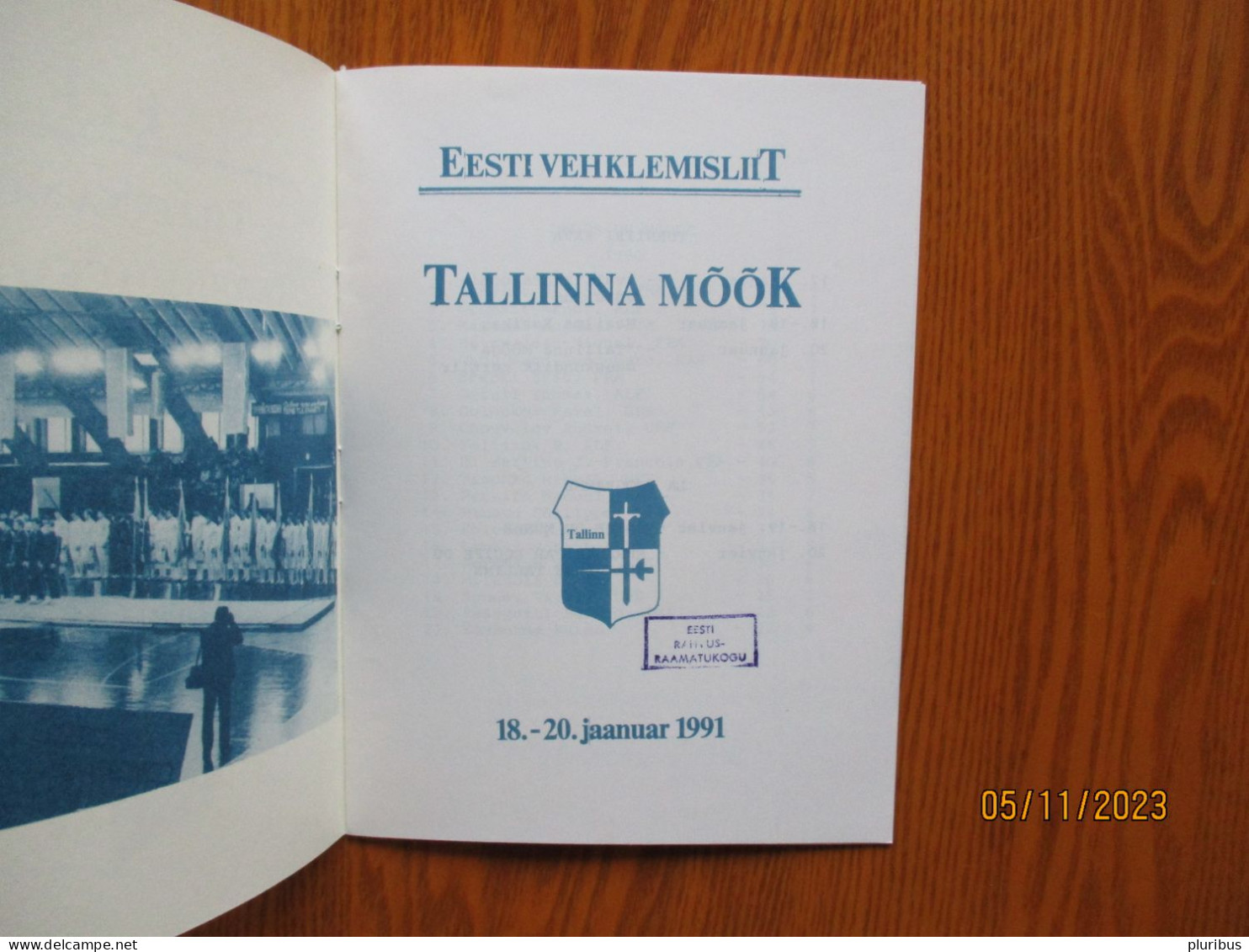 FENCING GRAND PRIX DU GLAIVE DE TALLINN 1991 TIMETABLE , 14-9 - Esgrima
