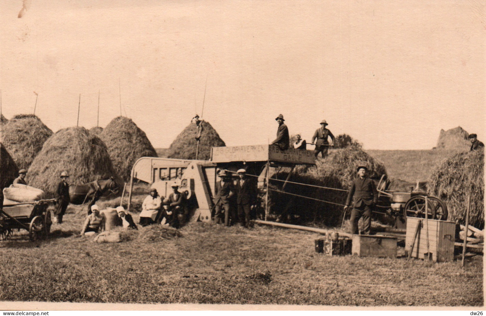 Estonie - Eesti: Rehepeksumasin Valga Lähistel (Moissonneuse-batteuse Près De Valga) Foto Kunimagi - Estland