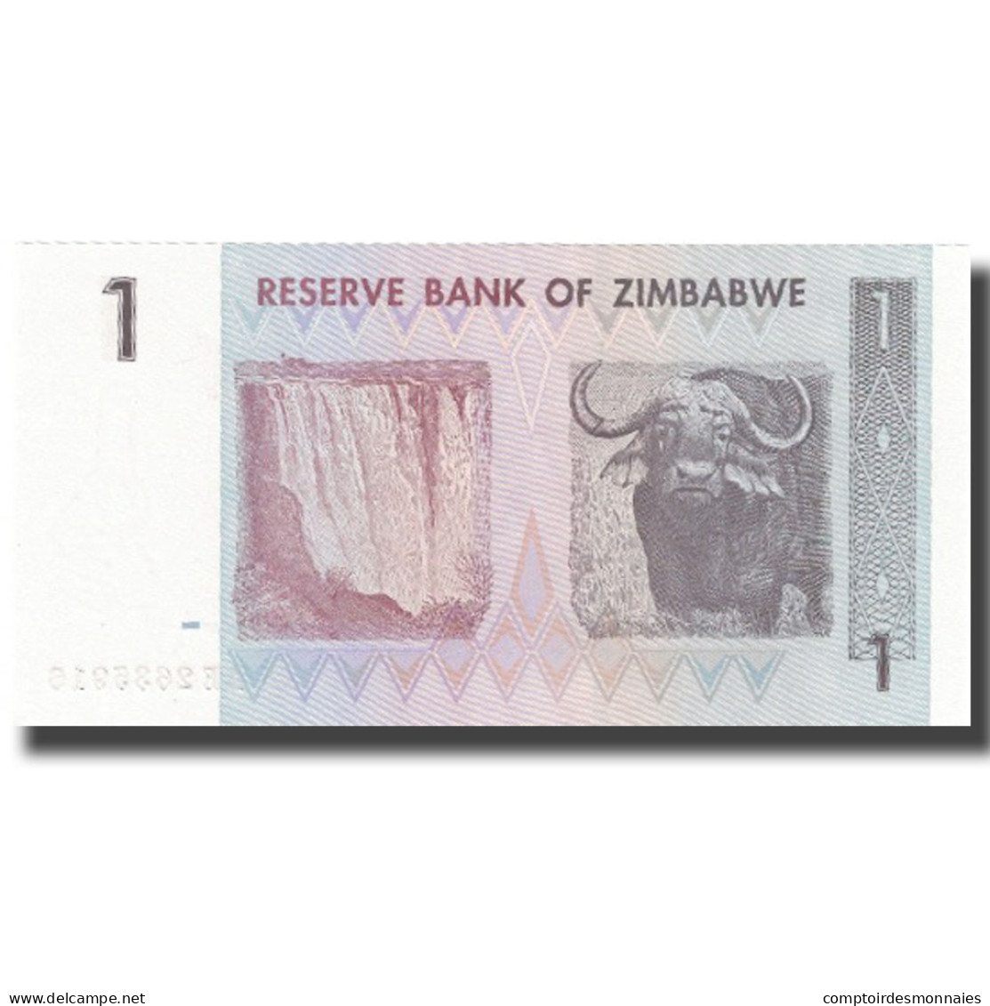 Billet, Zimbabwe, 1 Dollar, 2007, 2007, KM:65, SPL+ - Zimbabwe