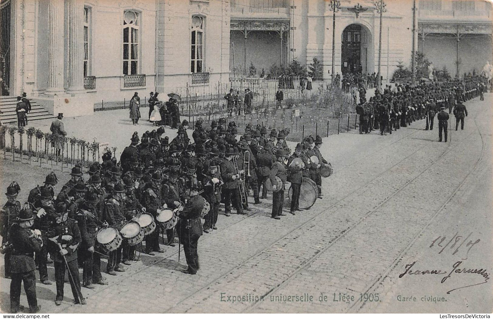BELGIQUE - Exposition Universelle De Liège - Garde Civique - Procession - Carte Postale Ancienne - Liege