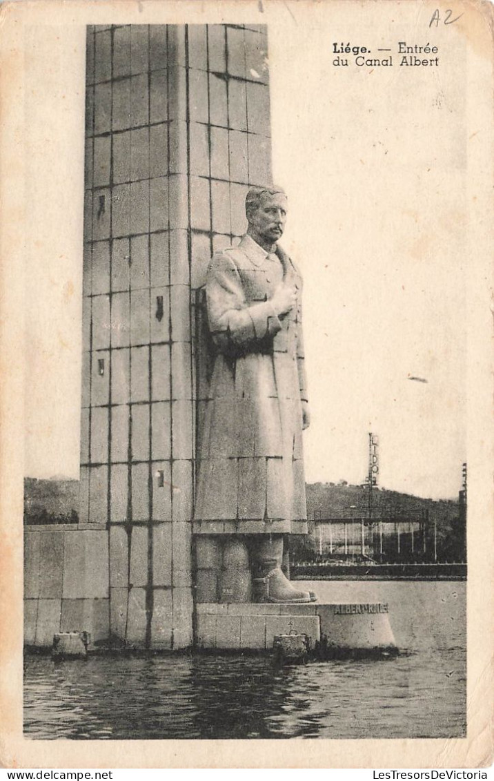 BELGIQUE - Liège - Entrée Du Canal Albert - Carte Postale Ancienne - Luik