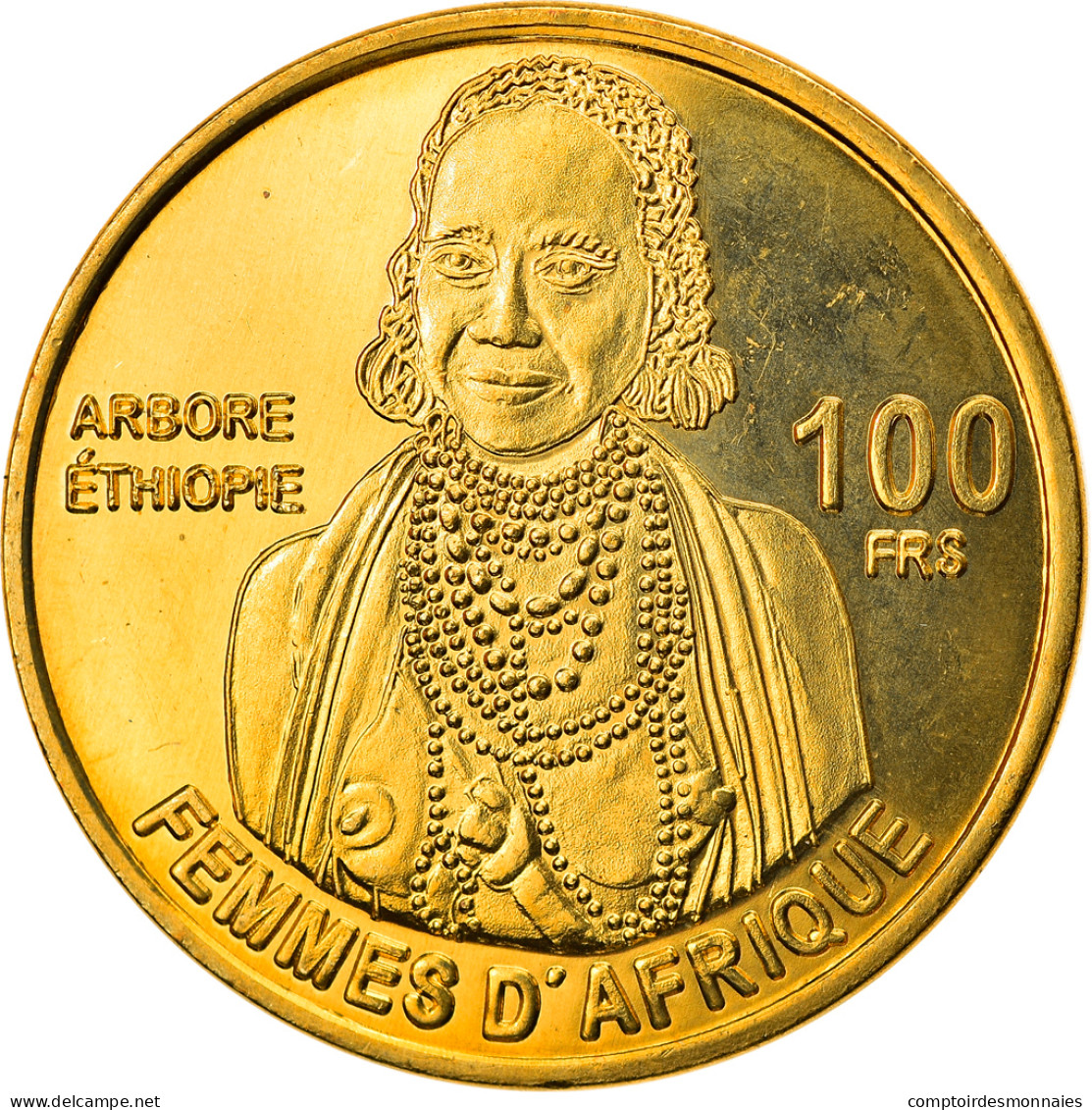Monnaie, France, 100 Francs, 2012, Bassas Da India, SPL, Bronze-Aluminium - Otros & Sin Clasificación
