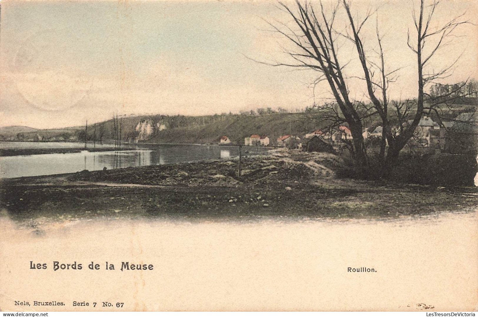 BELGIQUE - Anhée - Rouillon - Les Bords De La Meuse - Colorisé - Carte Postale Ancienne - Anhée