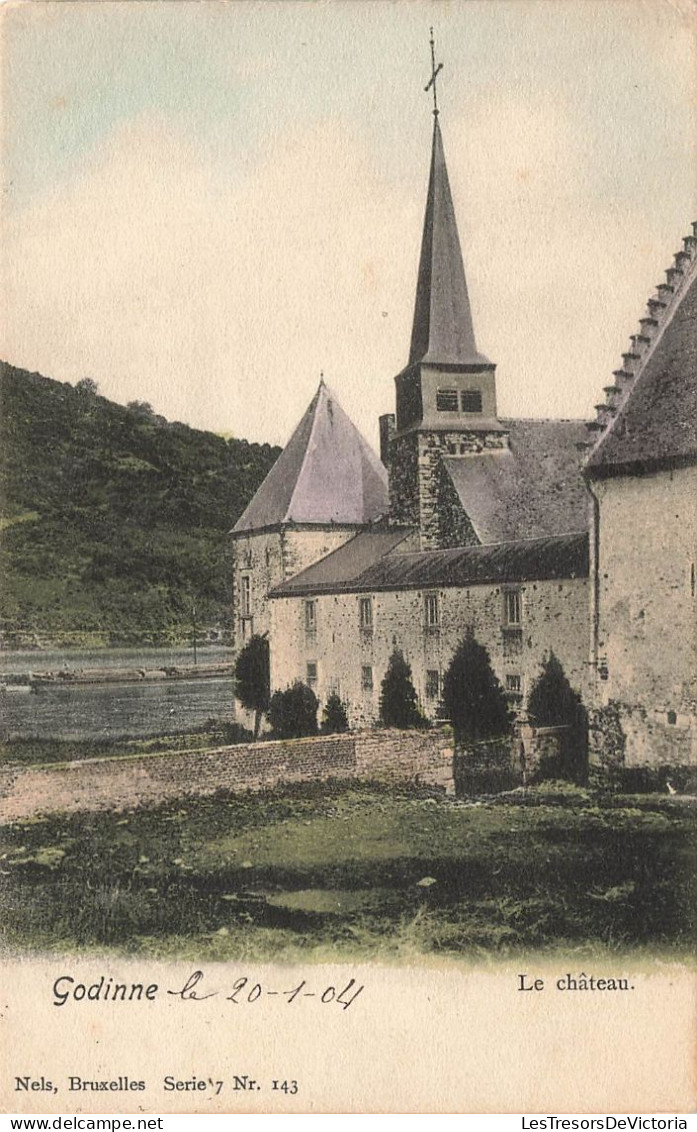 BELGIQUE - Yvoir - Le Château De Godinne - Colorisé - Carte Postale Ancienne - Yvoir