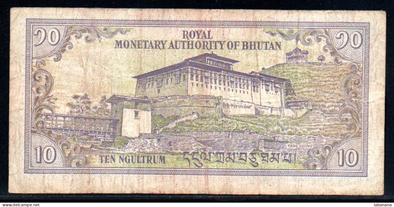 659-Bhoutan 10 Ngultrum 2000 D4 - Bhutan