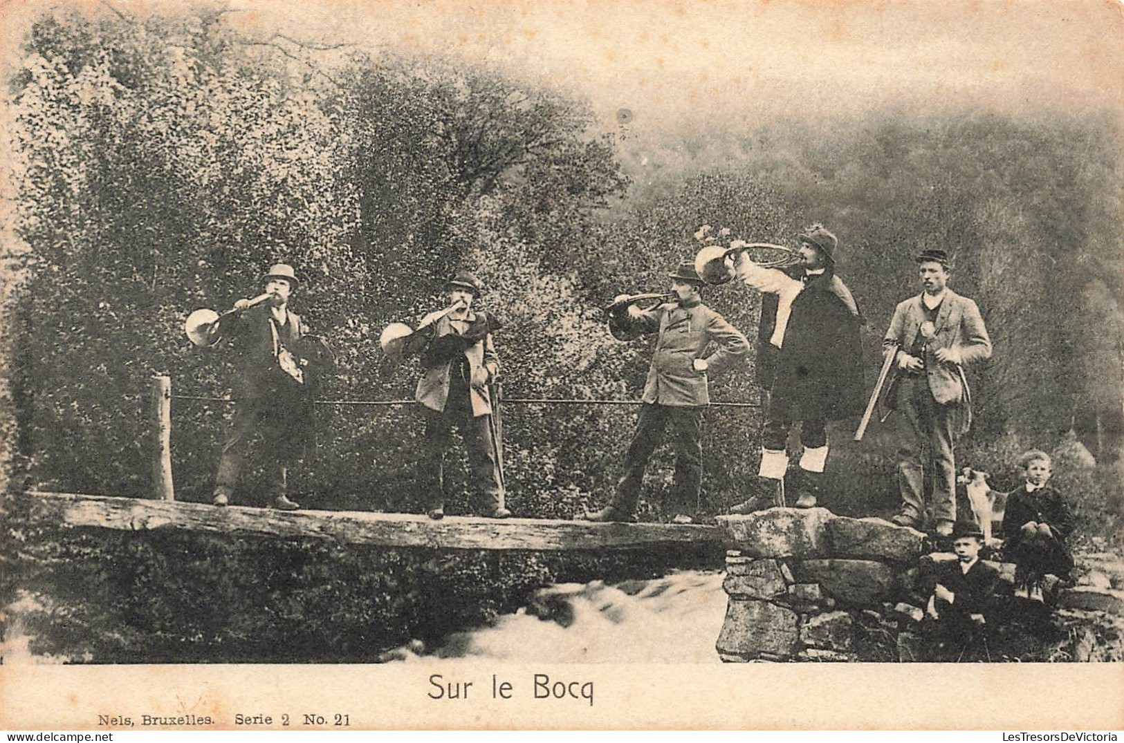 BELGIQUE - Namur - Des Musiciens Sur Un Pont Au Dessus Du Bocq - Carte Postale Ancienne - Other & Unclassified