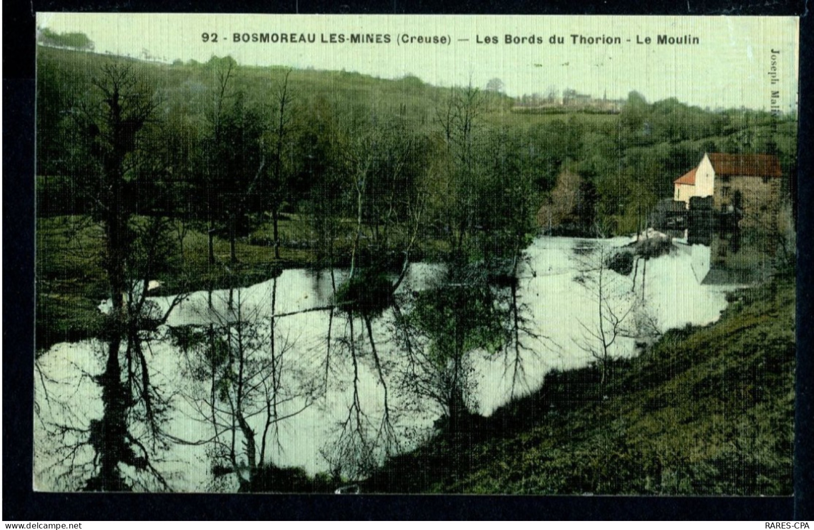 23 - BOSMOREAU LES MINES - Les Bords Du Thorion - Le Moulin - TTB / Couleur / Toilée - Other & Unclassified