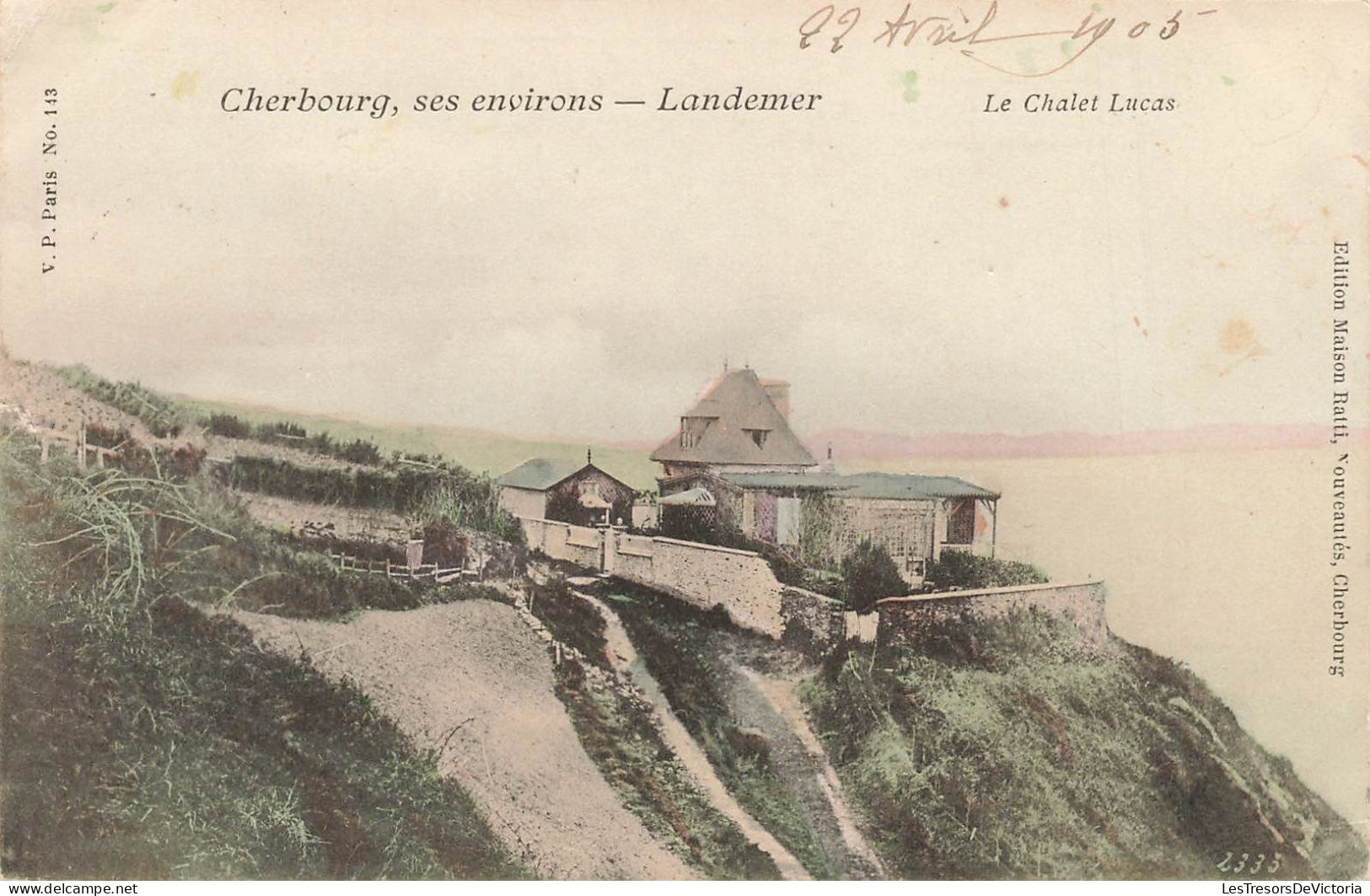 FRANCE - Cherbourg - Ses Environs - Landemer - Le Chalet Lucas - Carte Postale Ancienne - Cherbourg