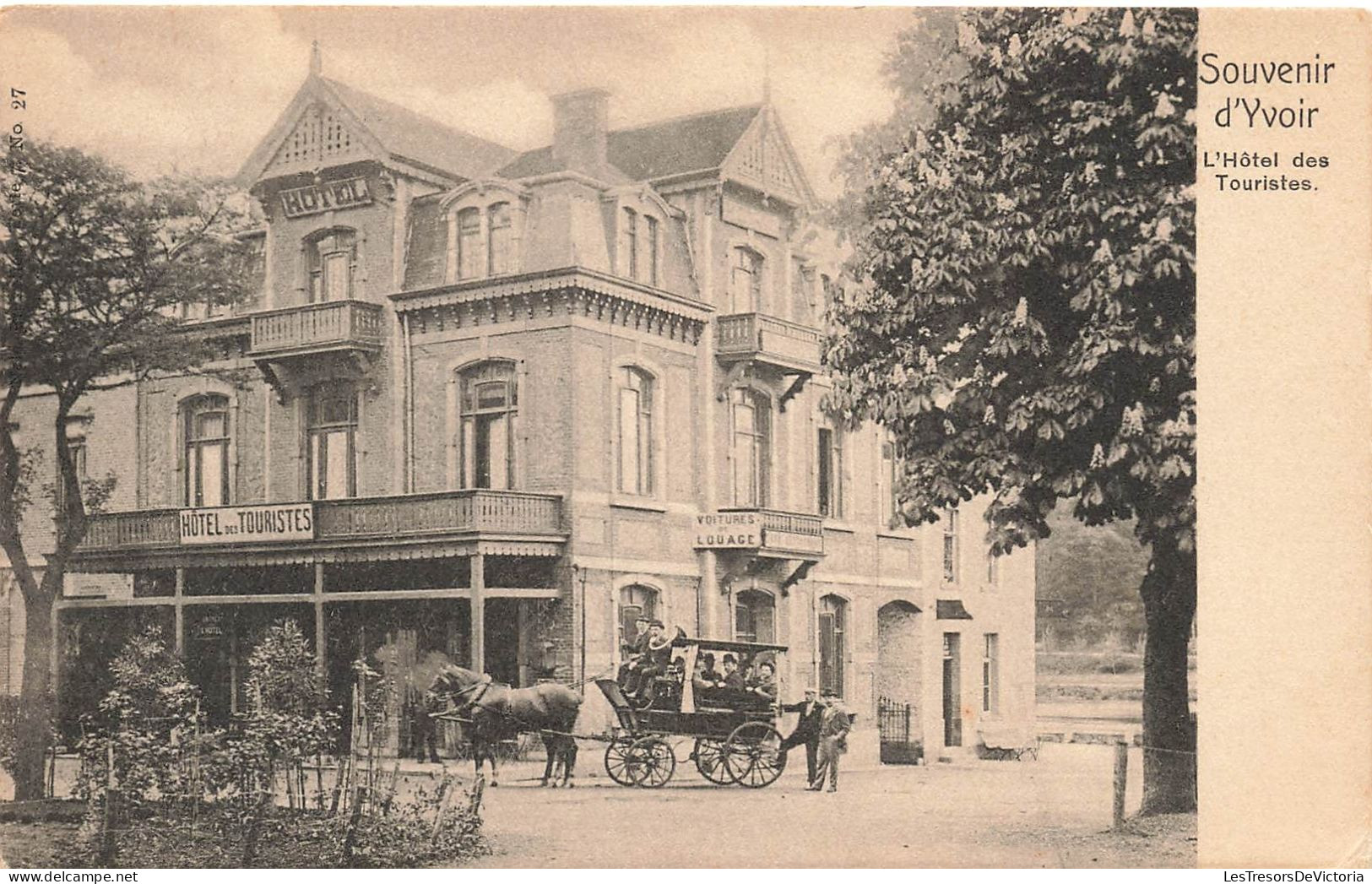 BELGIQUE - Yvoir - L'Hôtel Des Touristes - Carte Postale Ancienne - Yvoir