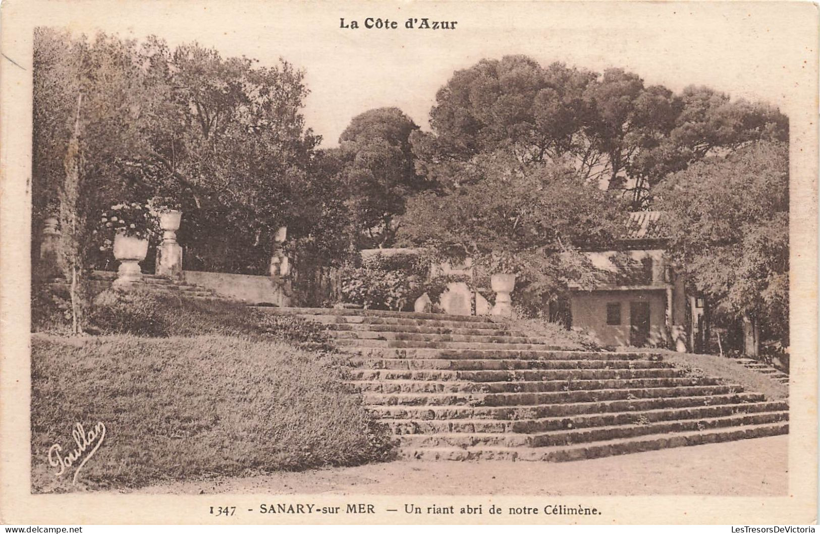 FRANCE - Sanary Sur Mer - Unriant Abri De Notre Célimène - Carte Postale Ancienne - Sanary-sur-Mer