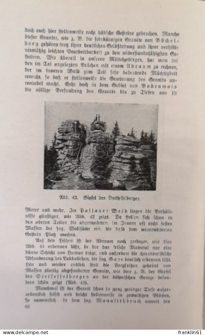 Bodenmais - Passau. Petrographische Exkursionen Im Bayerischen Wald. - 4. Neuzeit (1789-1914)