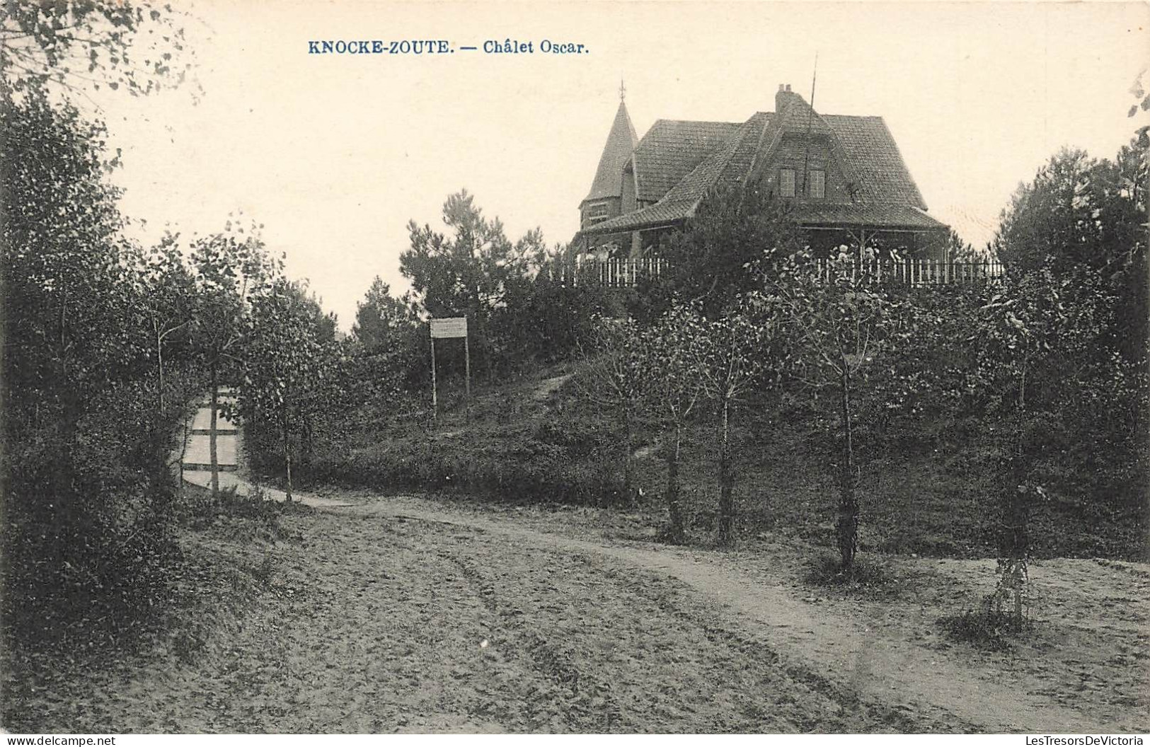 BELGIQUE - Knocke-Zoute - Chalet Oscar - Carte Postale Ancienne - Knokke