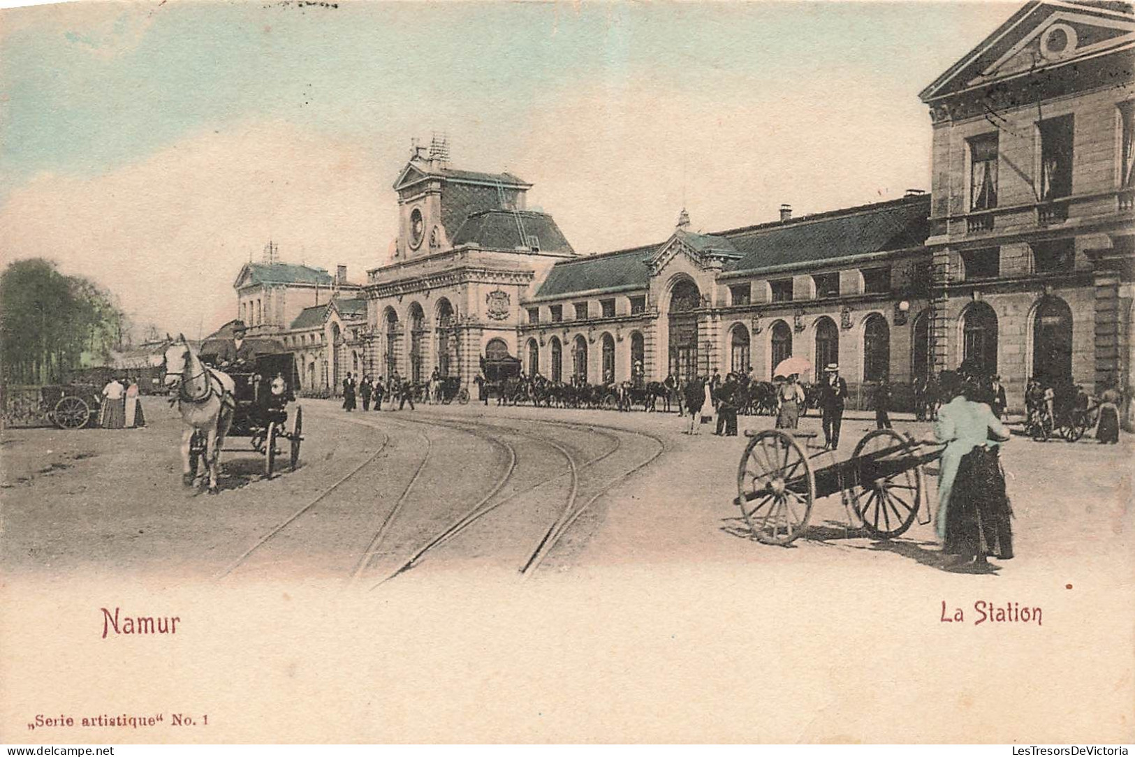 BELGIQUE - Namur - La Station - Colorisé - Animé - Carte Postale Ancienne - Namur