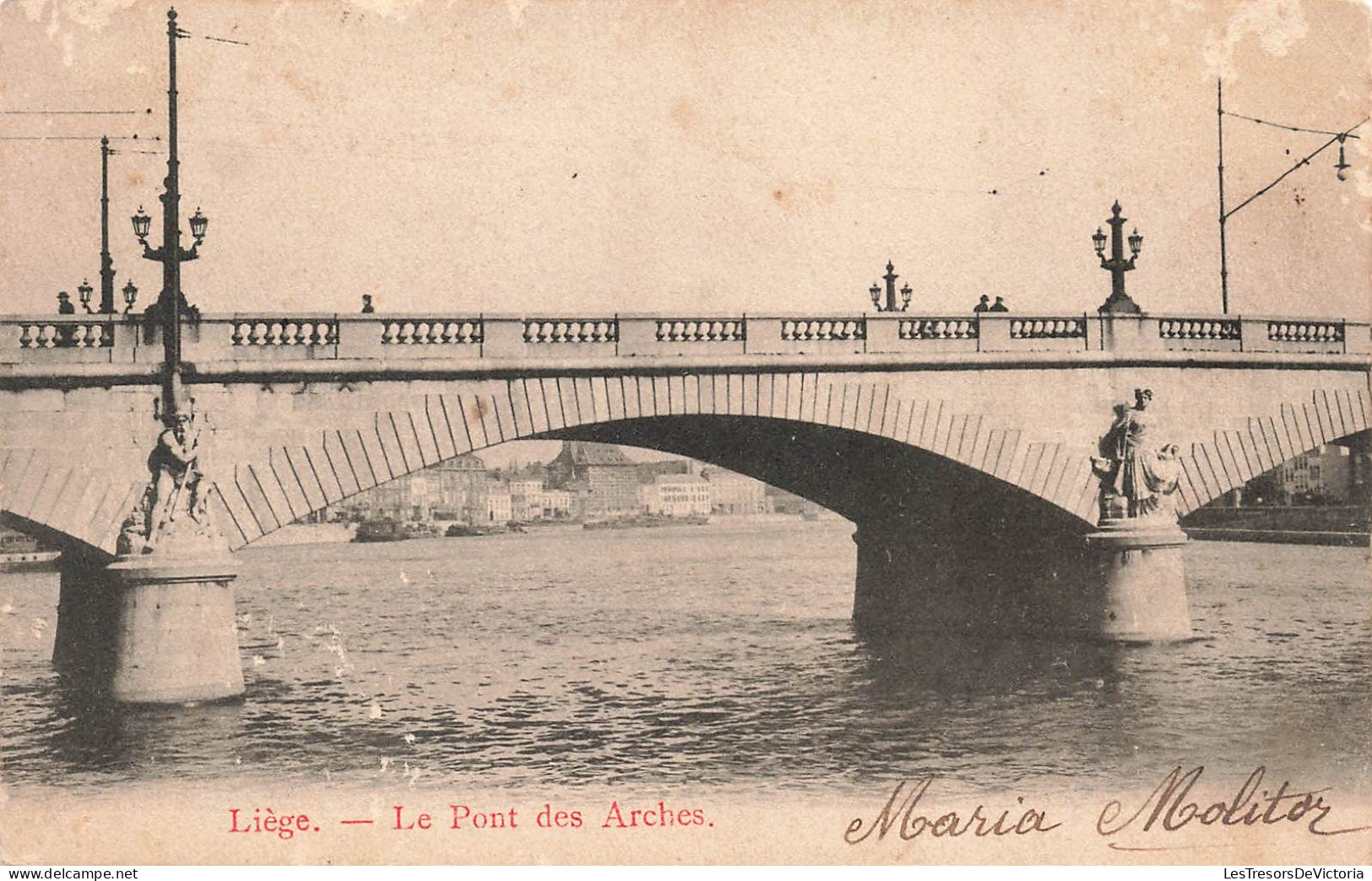 BELGIQUE - Liège - Le Pont Des Arches - Carte Postale Ancienne - Liege