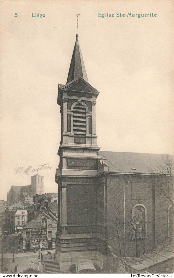 BELGIQUE - Liège - Eglise Sainte Marguerite - Carte Postale Ancienne - Liege