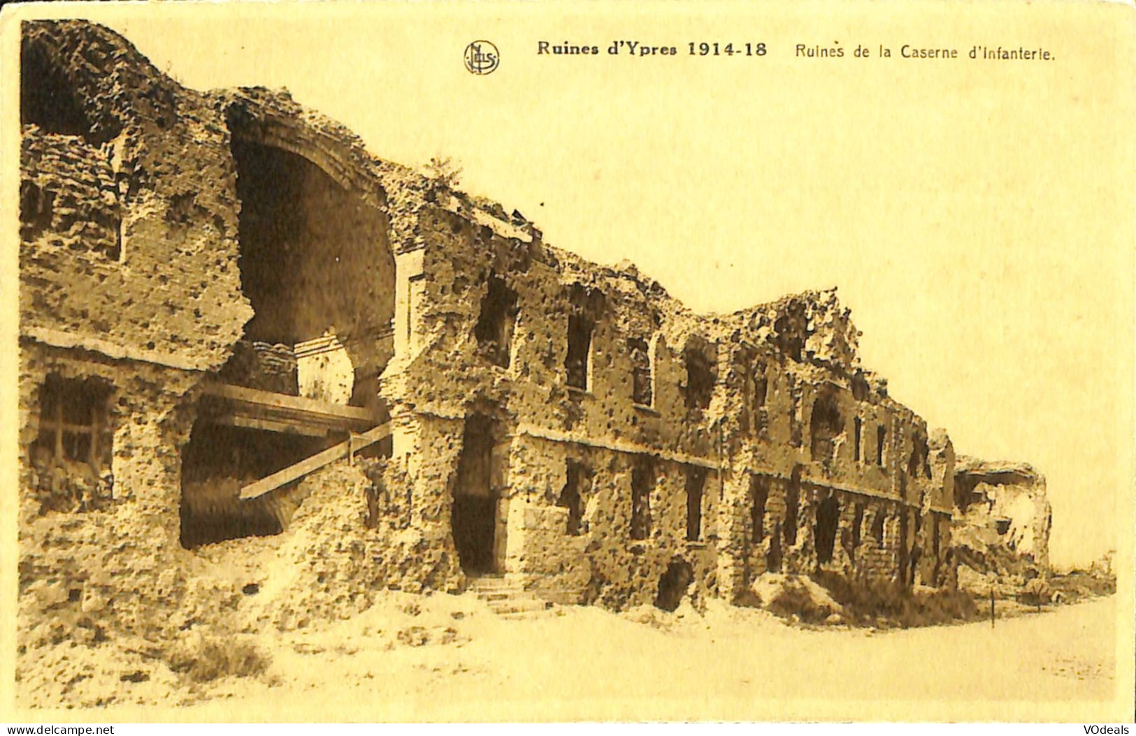 Belgique -  Flandre Occidentale - Ieper - Ypres - Ruines D'Ypres 1914-18 - Ruines De La Caserne D'infanterie - Ieper