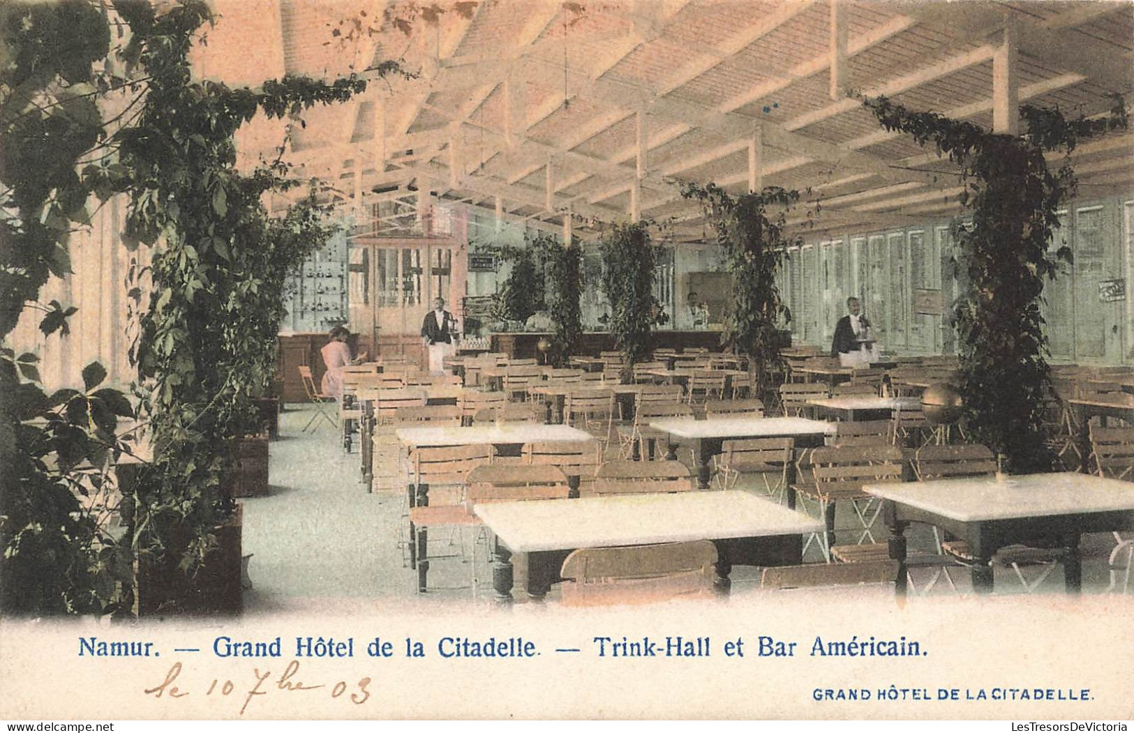 BELGIQUE - Namur - Grand Hôtel De La Citadelle - Trink-Hall Et Bar Américain - Colorisé - Carte Postale - Namur