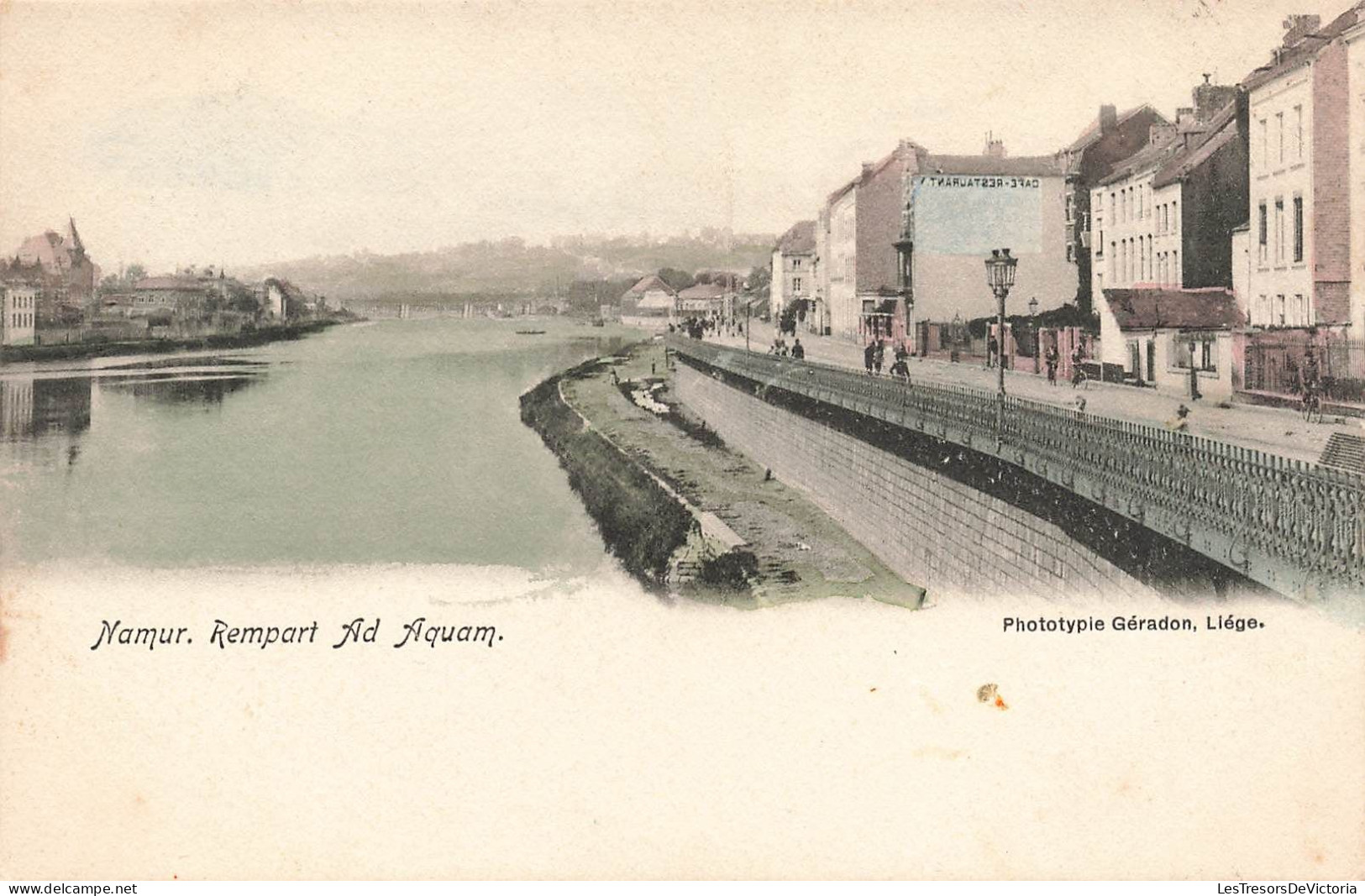 BELGIQUE - Namur - Rempart Ad Aquam - Colorisé - Carte Postale Ancienne - Namur