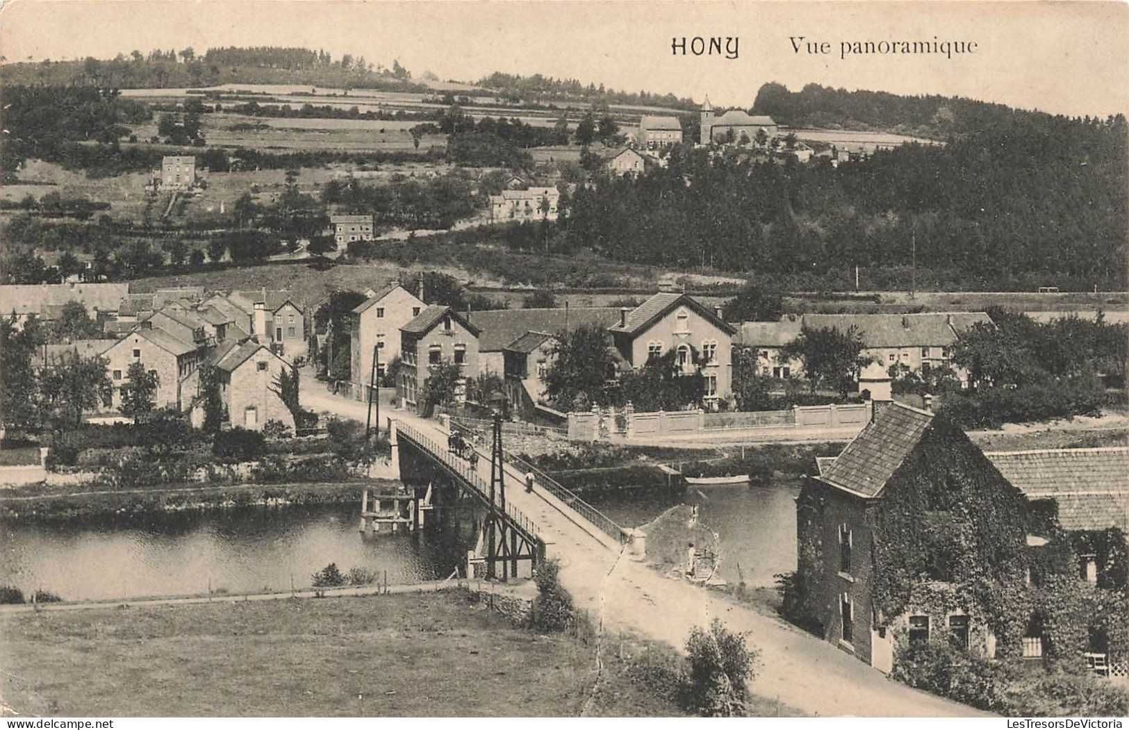 BELGIQUE - Hony - Vue Panoramique - Carte Postale Ancienne - Esneux